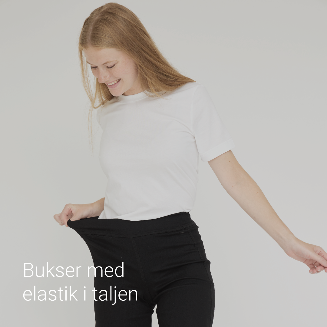 Bukser med elastik i taljen