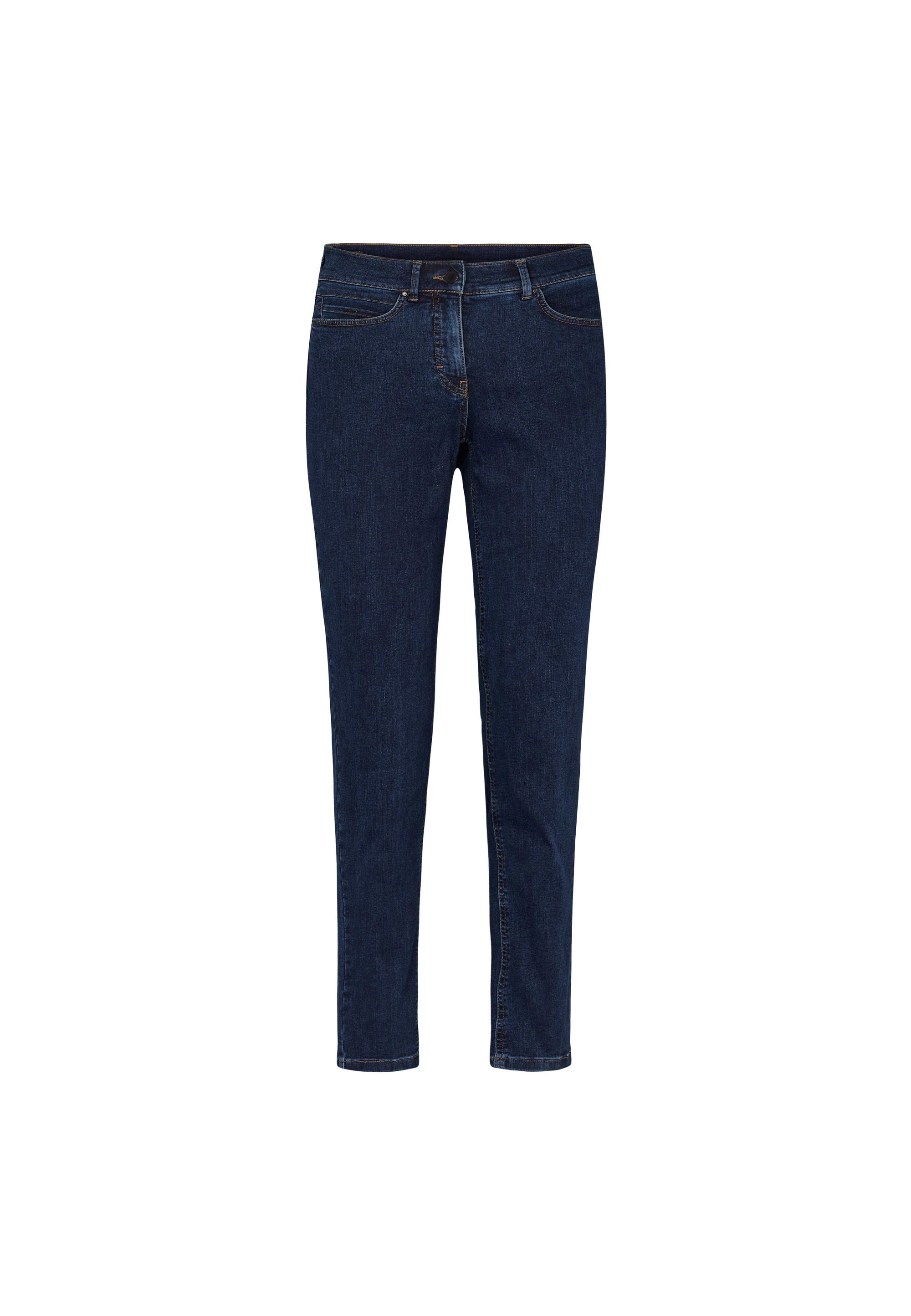 LAURIE Agatha Slim - Medium Length Slim 40513 Dark Blue Denim