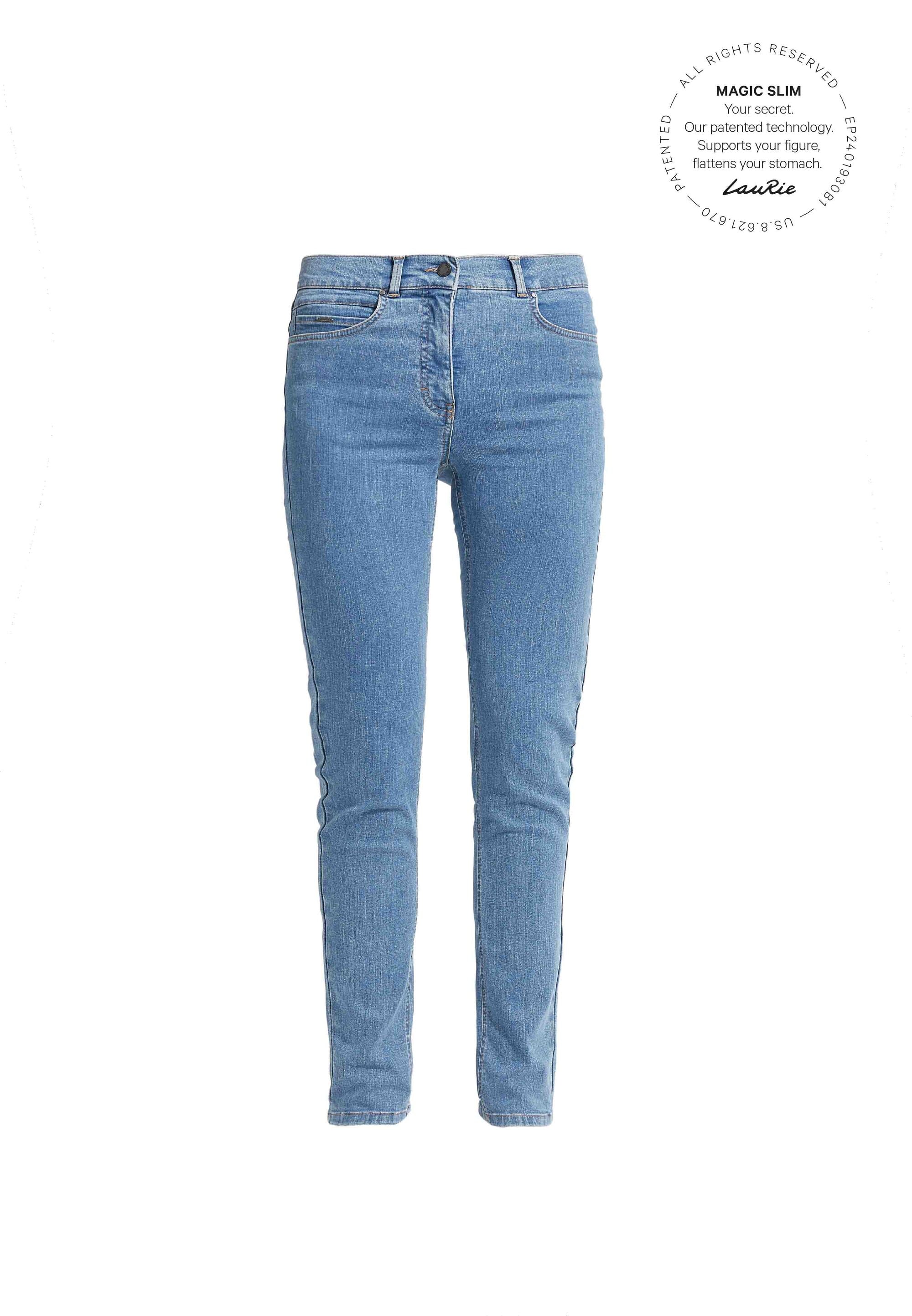 LAURIE Agatha Slim - Medium Length Slim 43504 Blue Denim