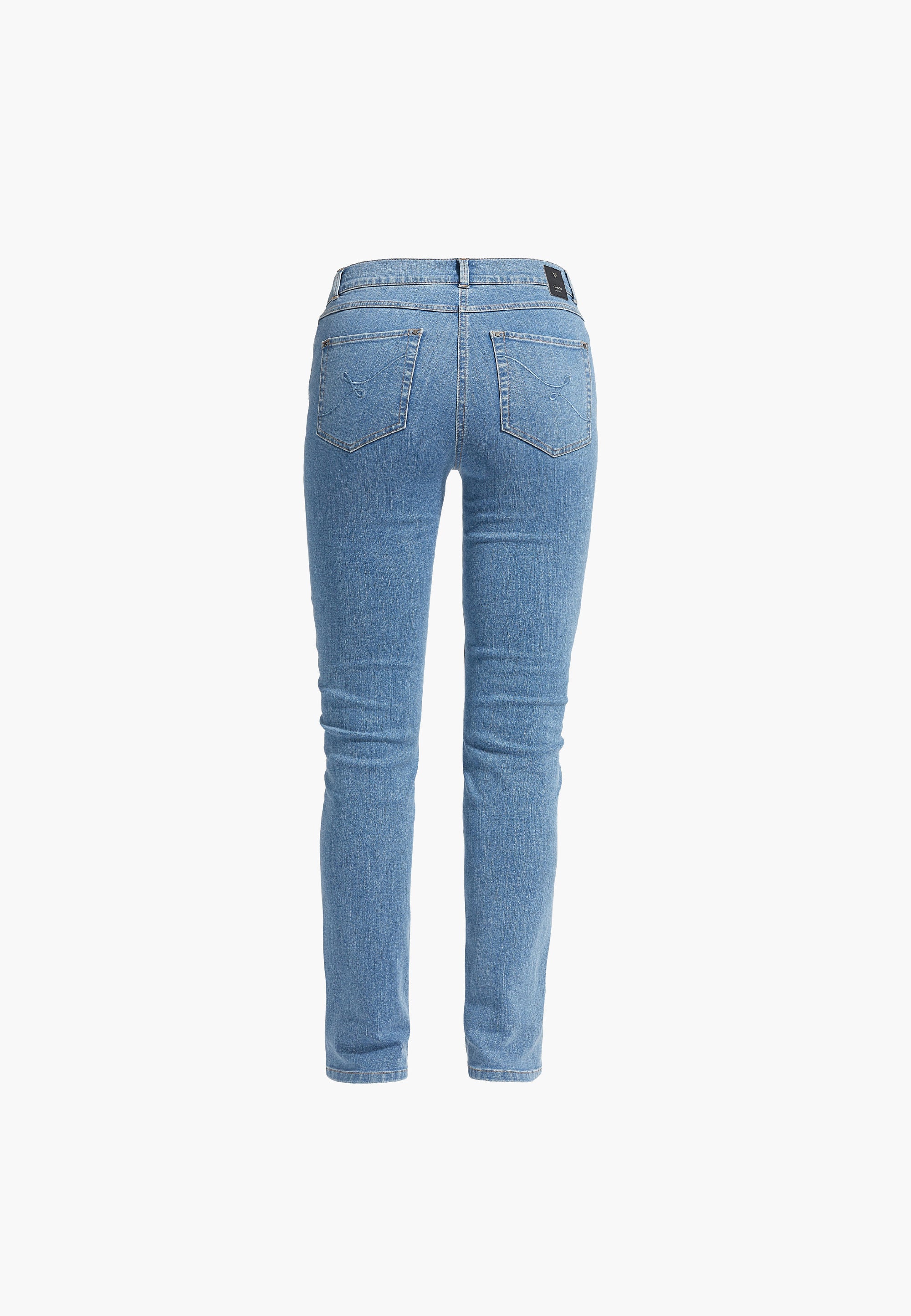 LAURIE Agatha Slim - Medium Length Slim 43504 Blue Denim