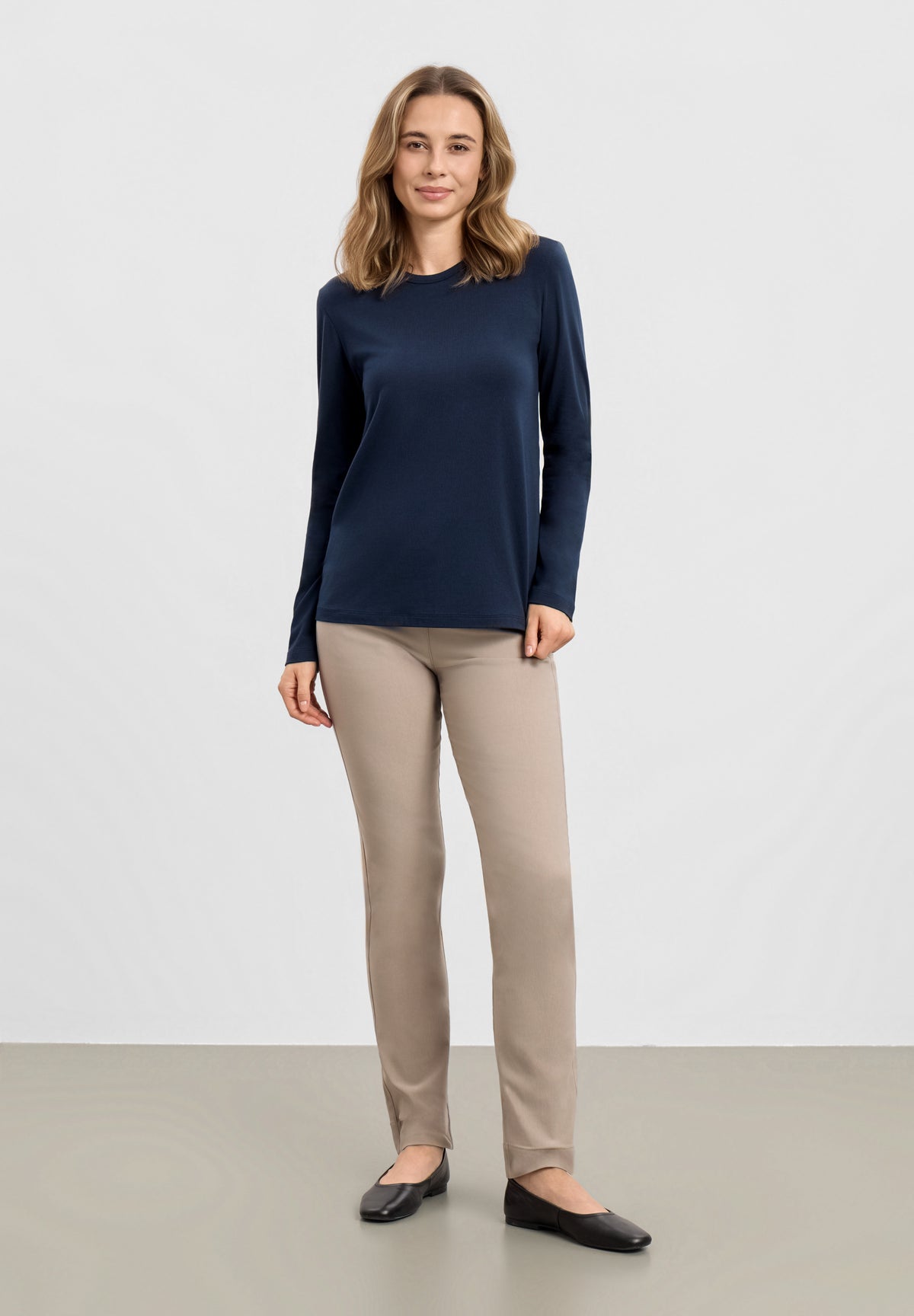 LAURIE Amanda T-Shirt LS Shirts 49000 Navy