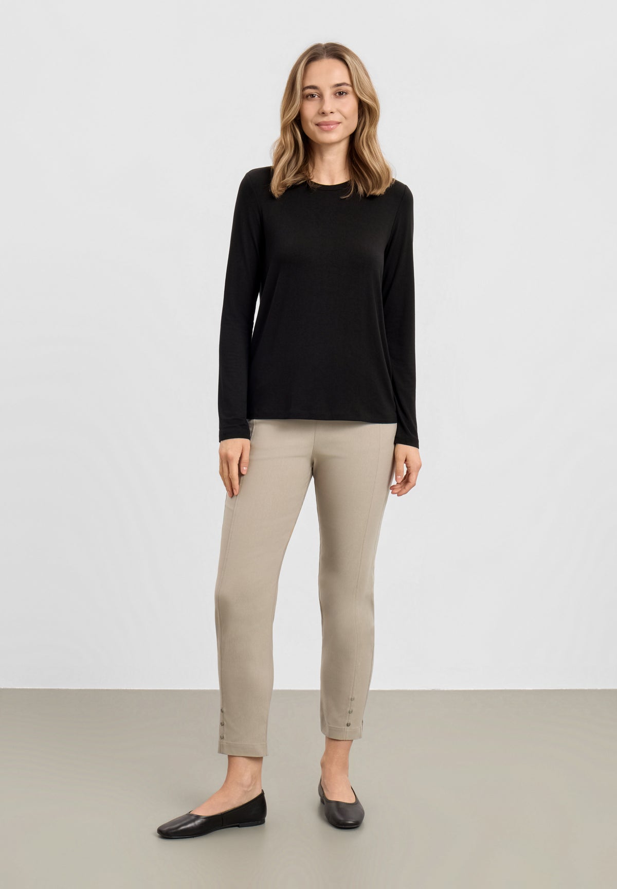LAURIE Amanda T-Shirt LS Shirts 99000 Black