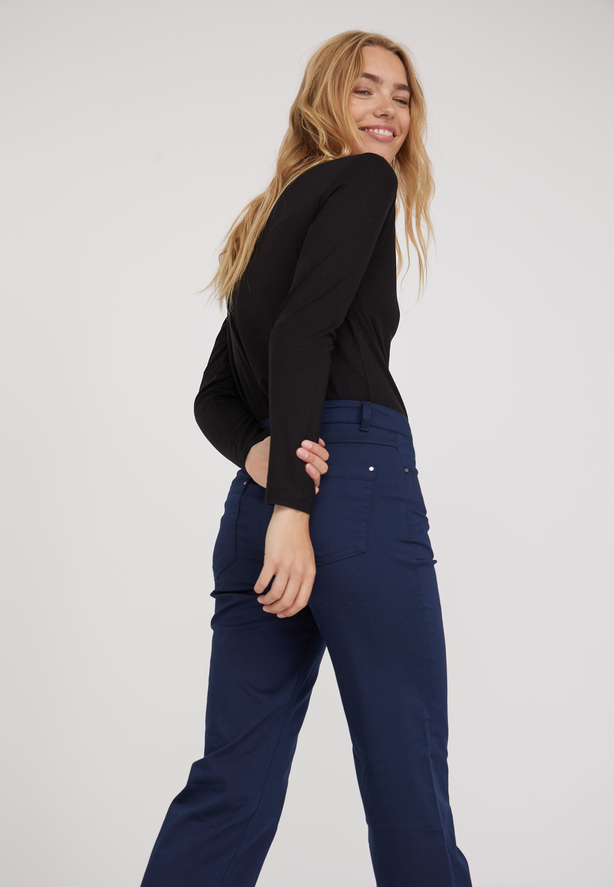 LAURIE Amelia Straight - Medium Length Straight 49000 Navy