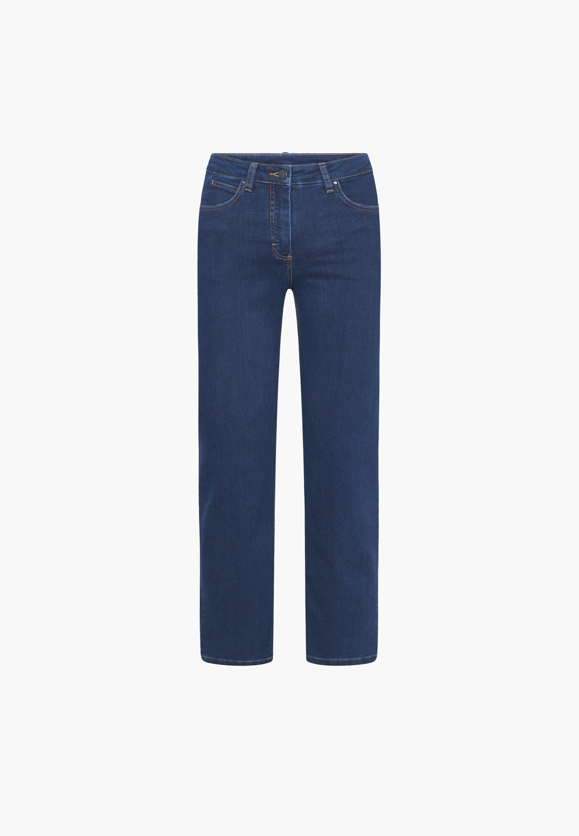 LAURIE Amelia Straight - Medium Length Straight 40513 Dark Blue Denim