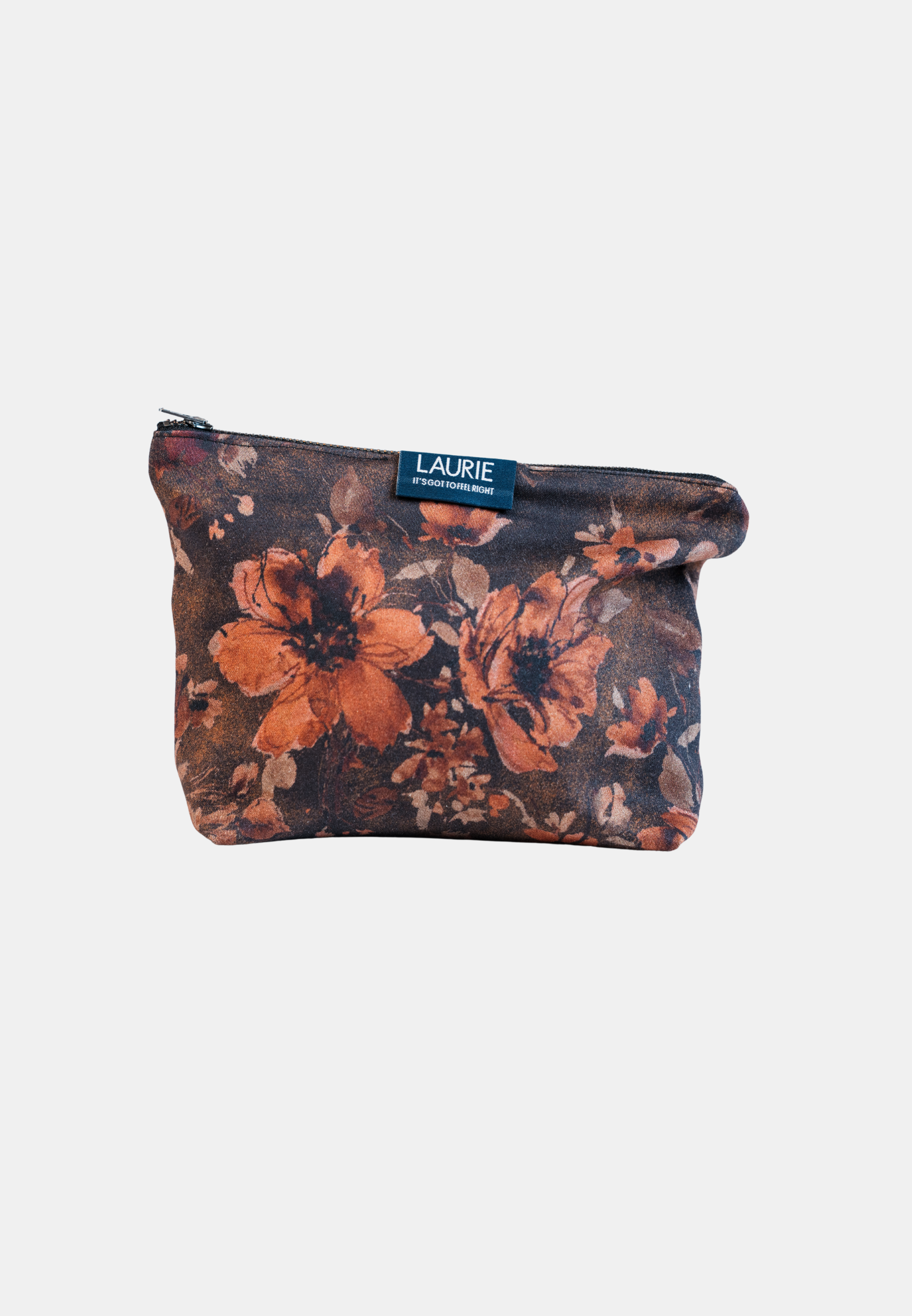 LAURIE Beauty Bag Accessories 88138 Brown Flower Print
