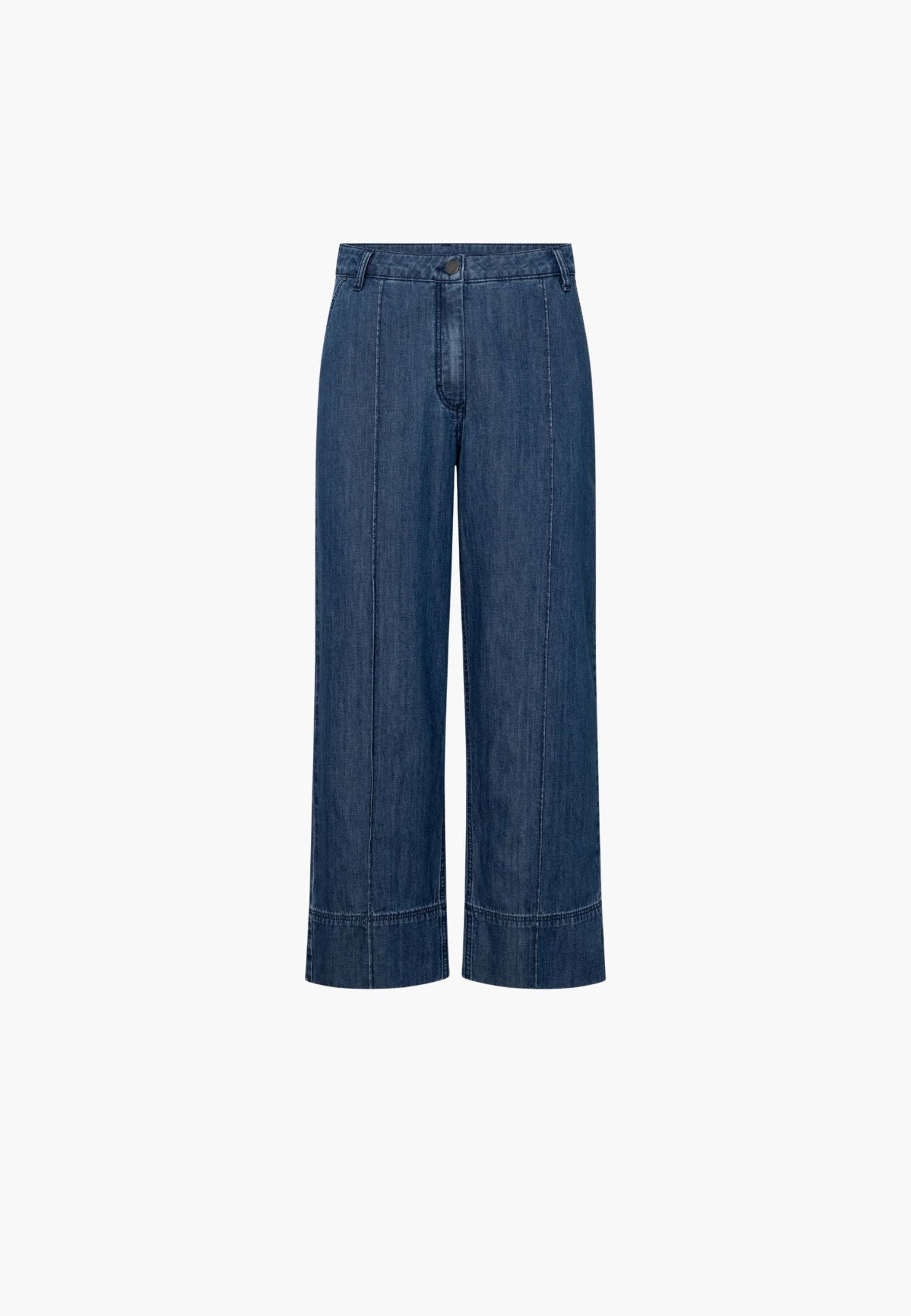 LAURIE Camille Elastic Straight Cropped Straight 49601 Blue denim