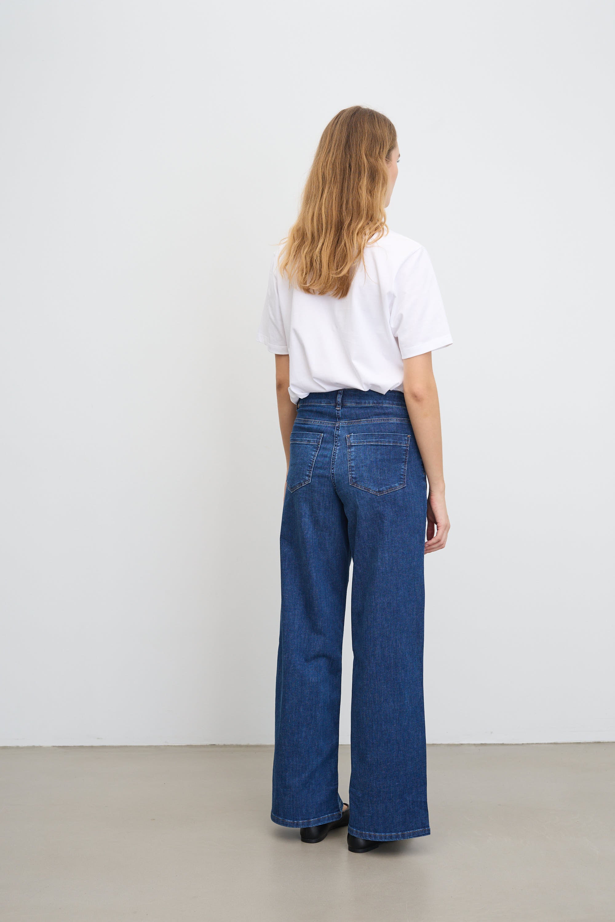 LAURIE Carol Loose - Long Length Loose 49399 Washed Blue Denim