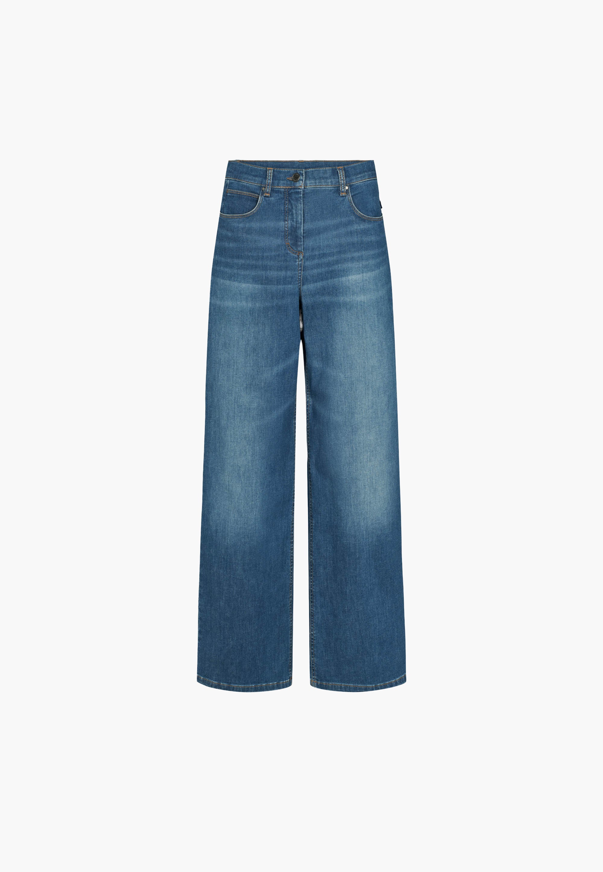LAURIE Carol Loose - Medium Length Loose 49399 Washed Blue Denim