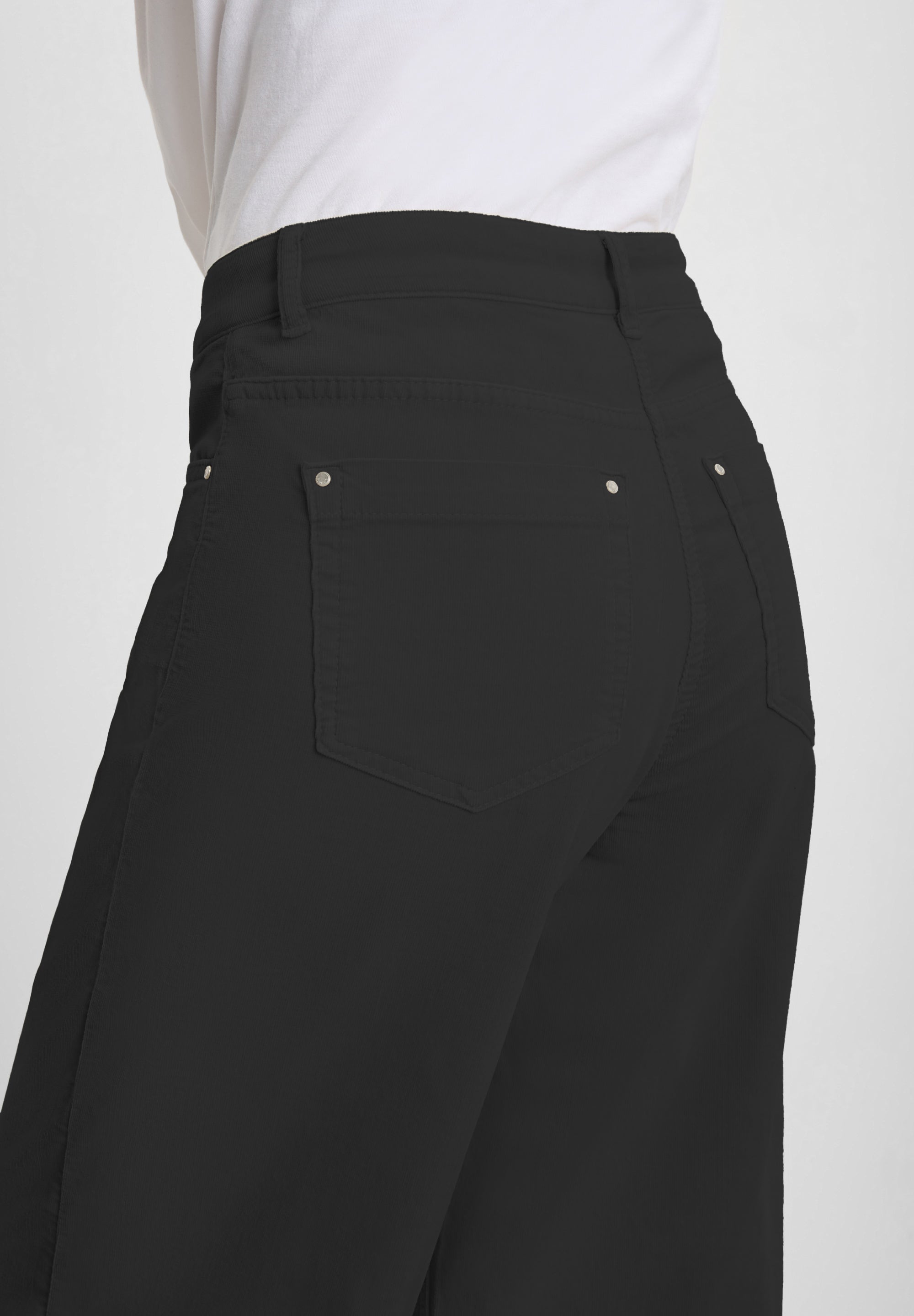 LAURIE Carol Loose Fløjl - Medium Length Loose 99000 Black