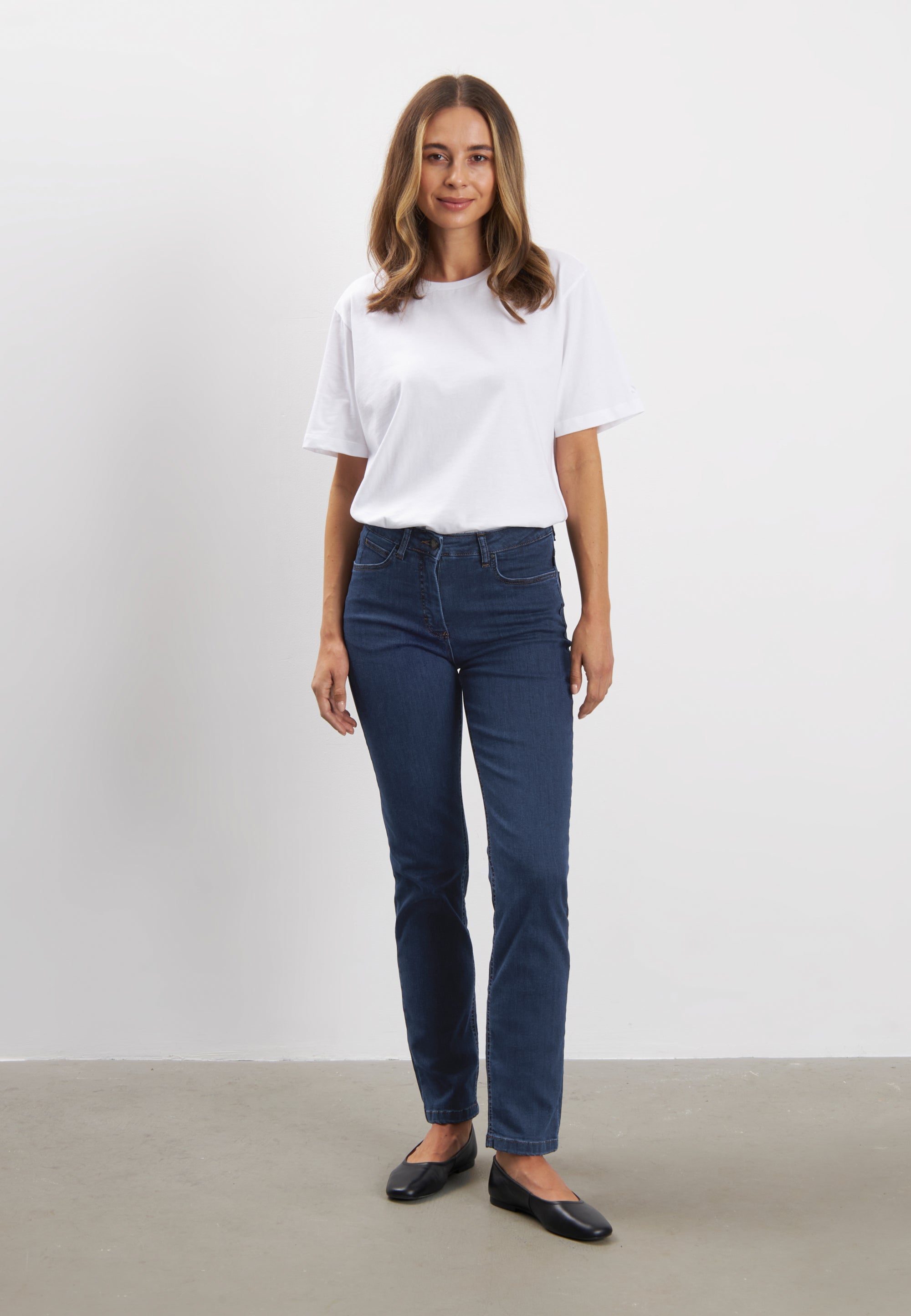 LAURIE Charlotte Regular - Medium Length Regular 40513 Dark Blue Denim