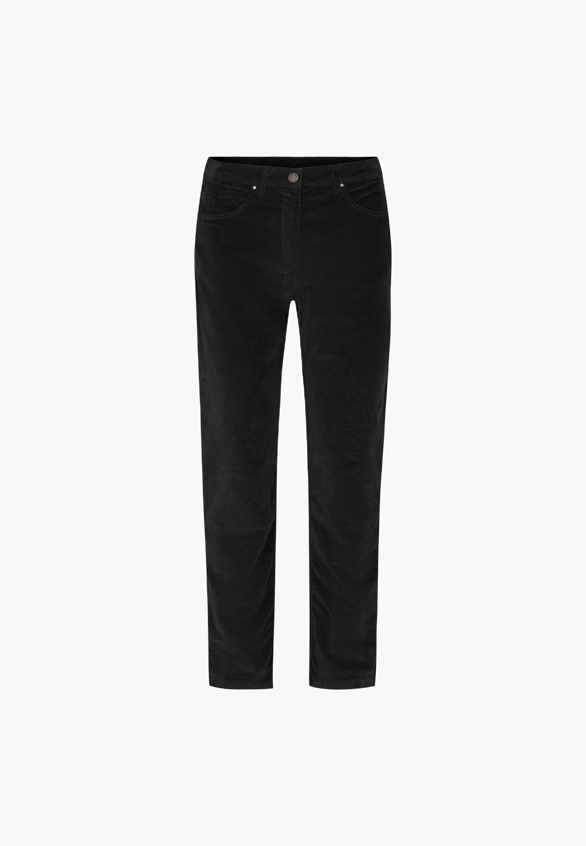 LAURIE Charlotte Regular Corduroy - Medium Length Regular 99000 Black