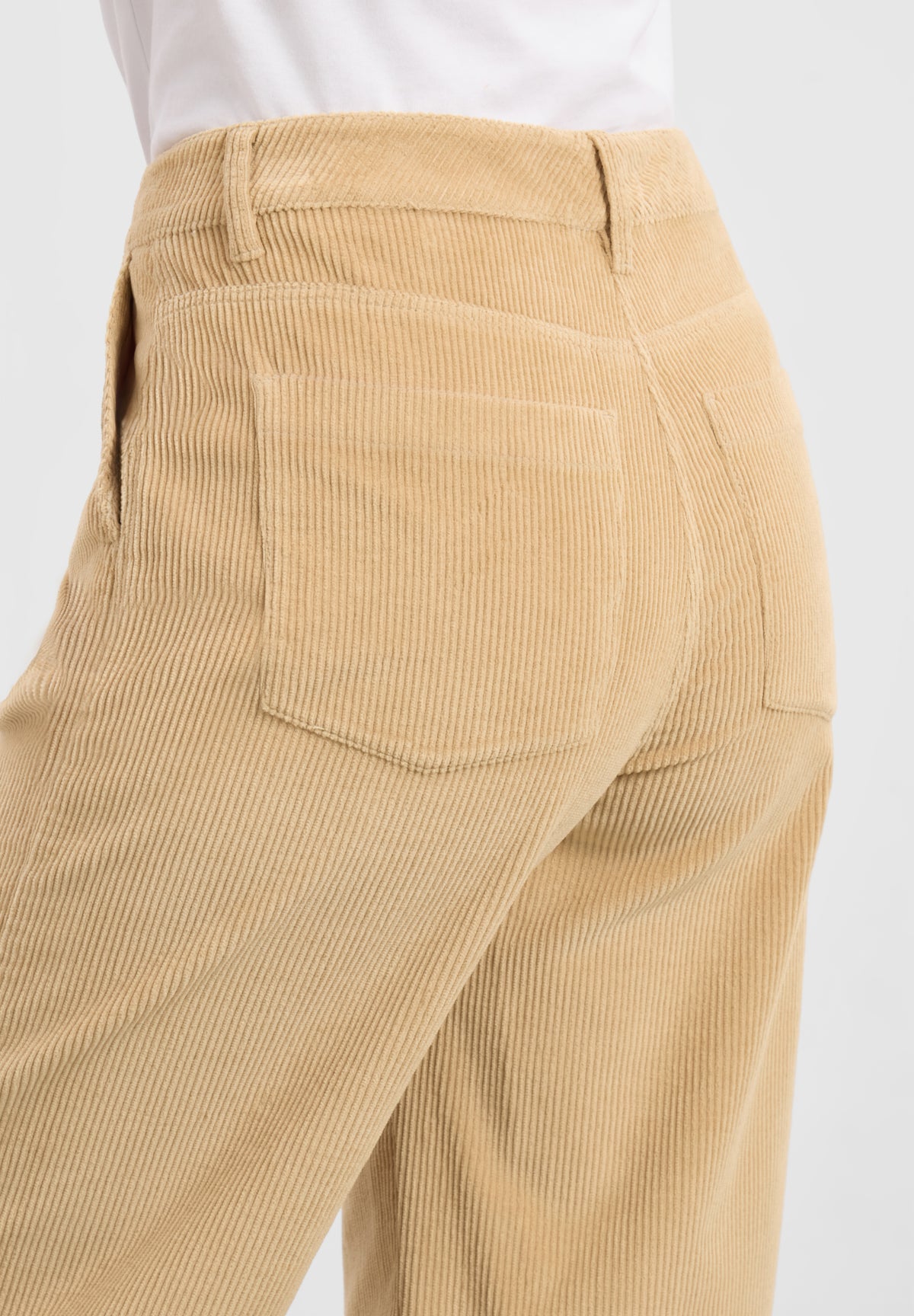 LAURIE Charm Loose Fløjl - Medium Length Loose 28000 Cafe Latte