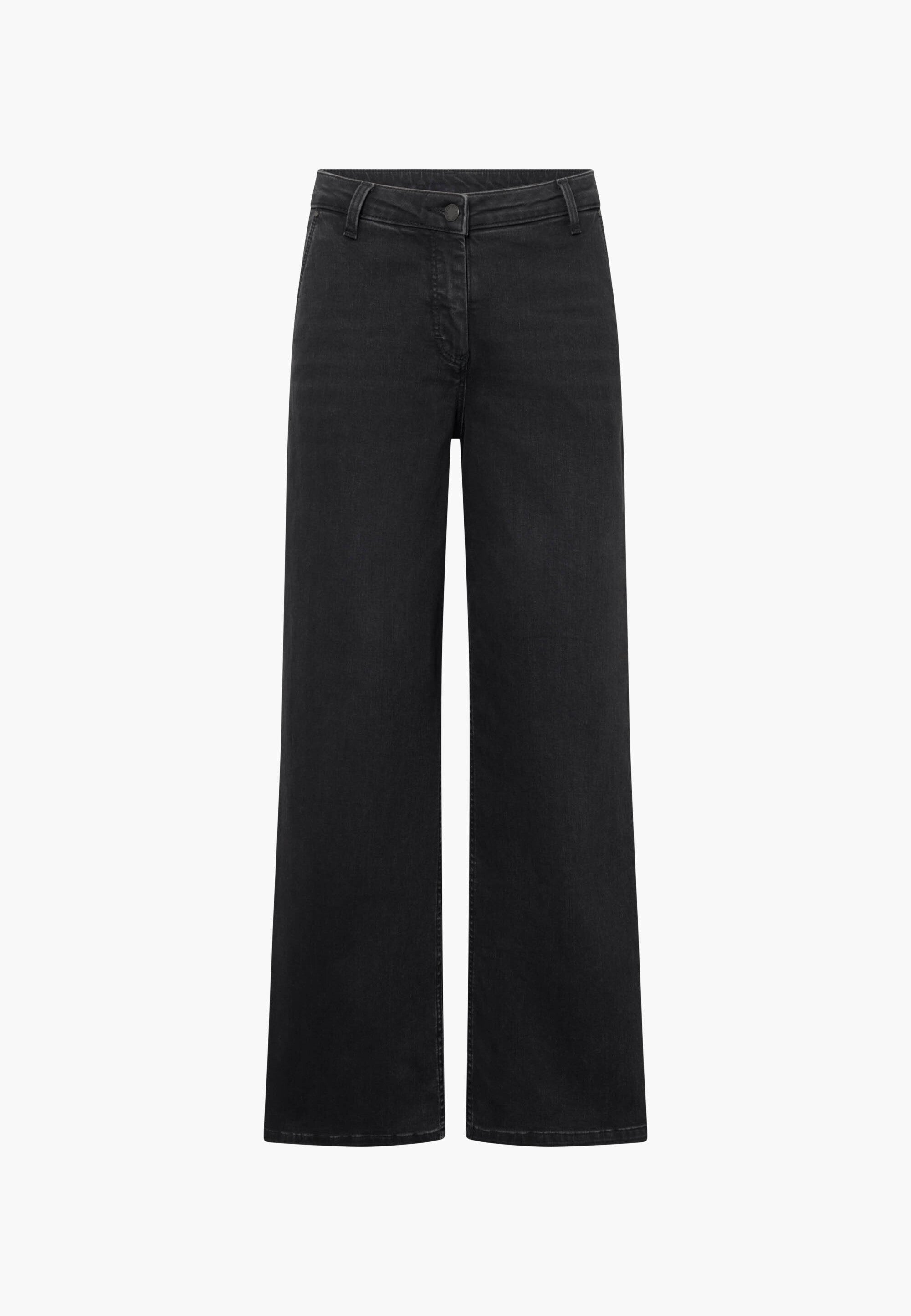 LAURIE Charm Loose - Medium Length Loose 99399 Washed Black Denim