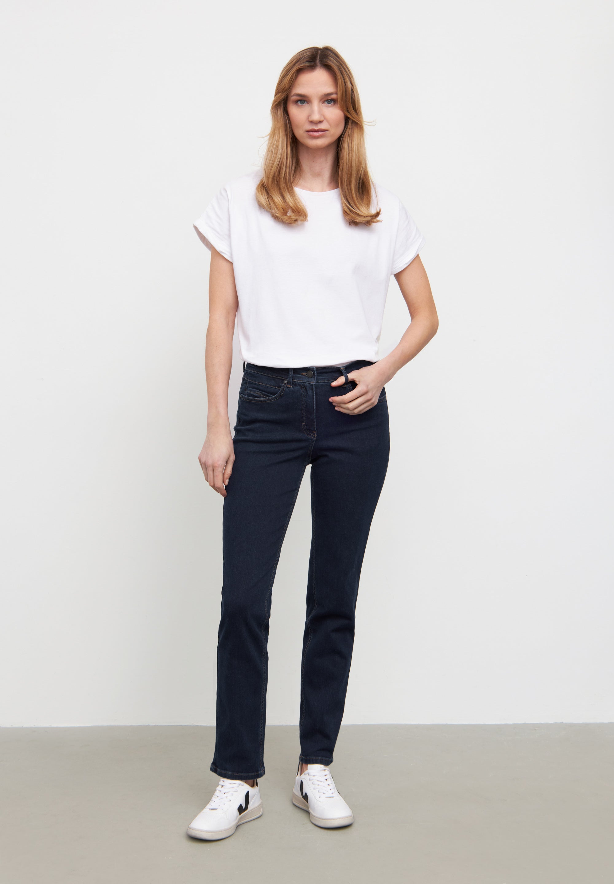 LAURIE Christie Regular - Medium Length Regular 40513 Dark Blue Denim