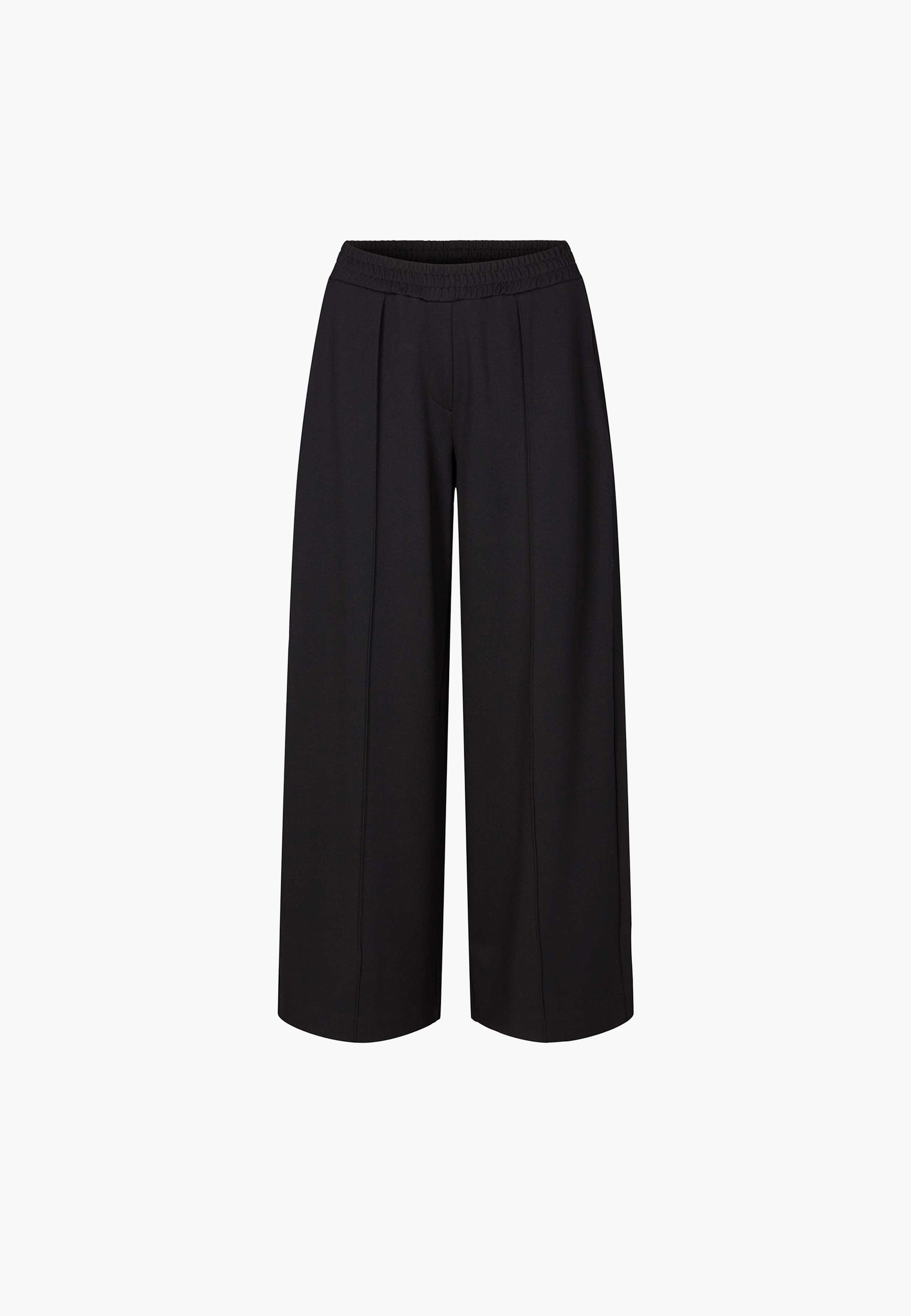 LAURIE Dicte Loose - Medium Length Trousers LOOSE 99147 Black