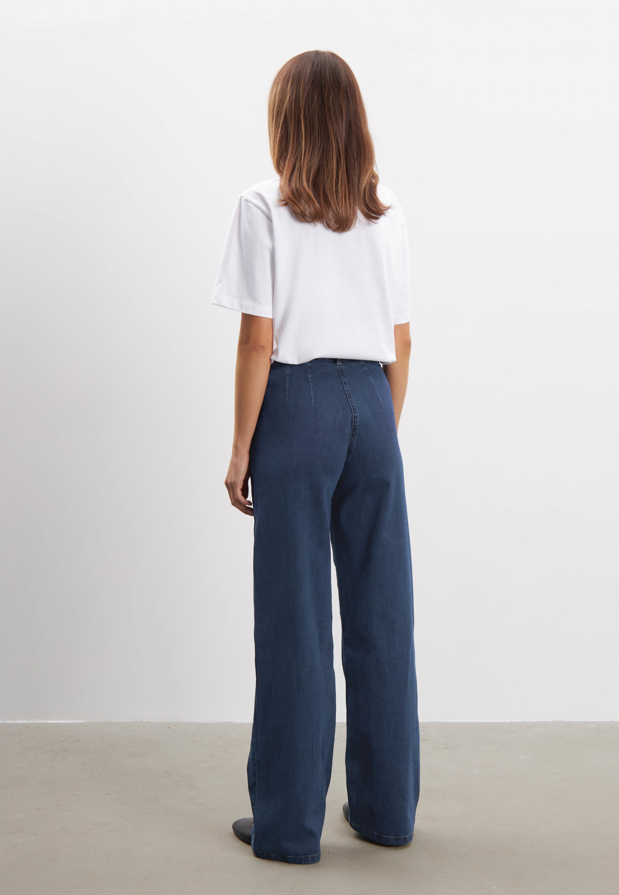 LAURIE Donna Loose - Long Length Loose 40513 Dark Blue Denim