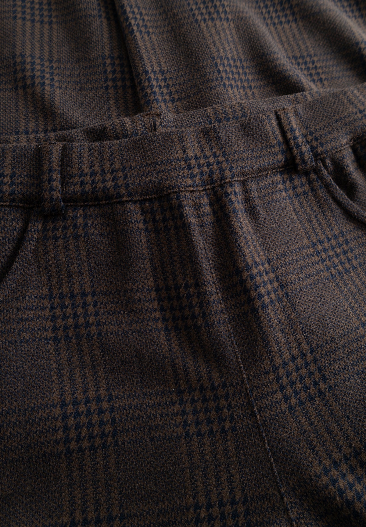 LAURIE Donna Loose - Medium Length Loose 88049 Brown Navy check