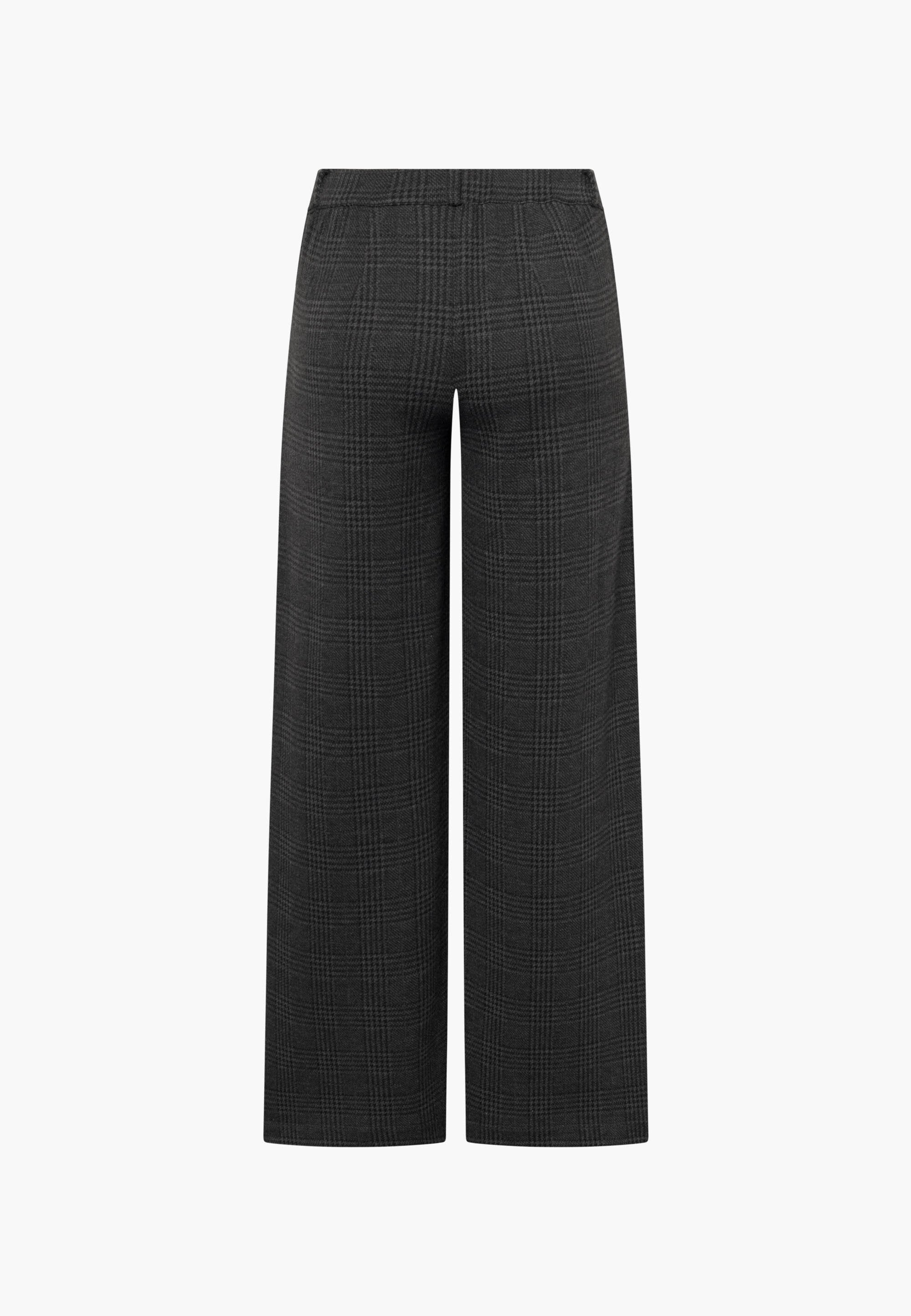 LAURIE Donna Loose - Medium Length Loose 97099 Anthracite Check