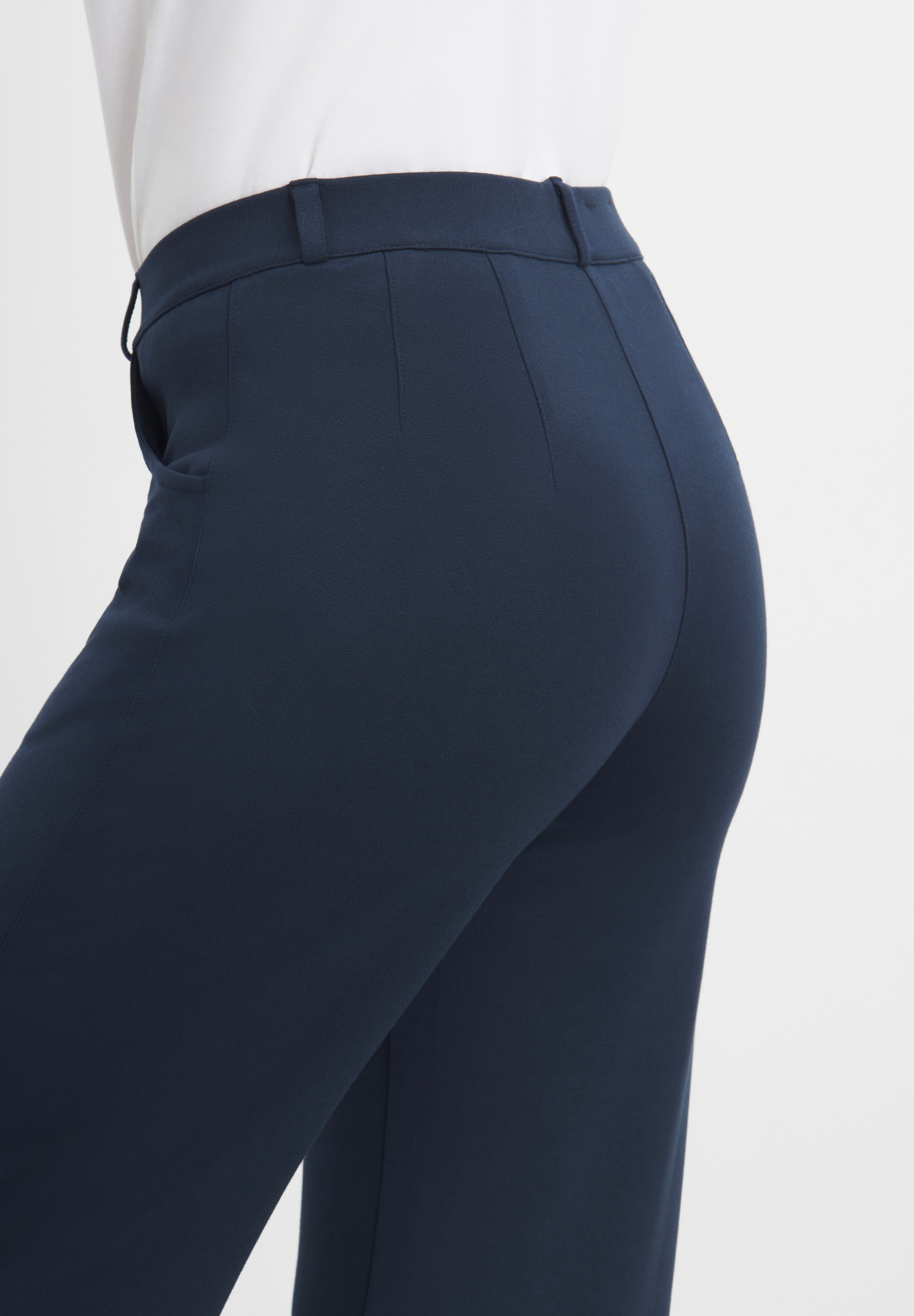 LAURIE Donna Loose Jersey - Short Length Loose Navy