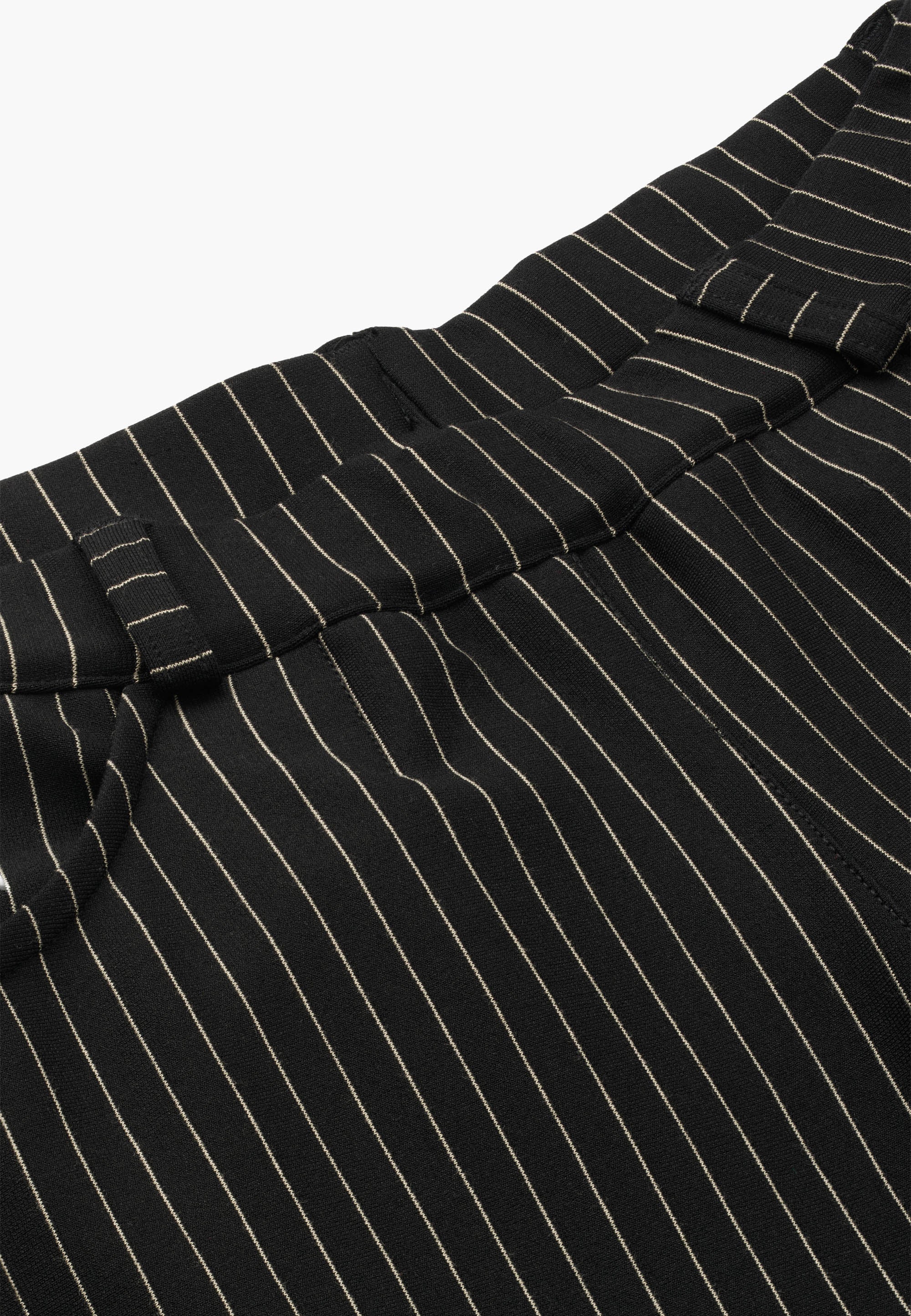 LAURIE Donna Loose Jersey - Short Length Loose Black Stripe