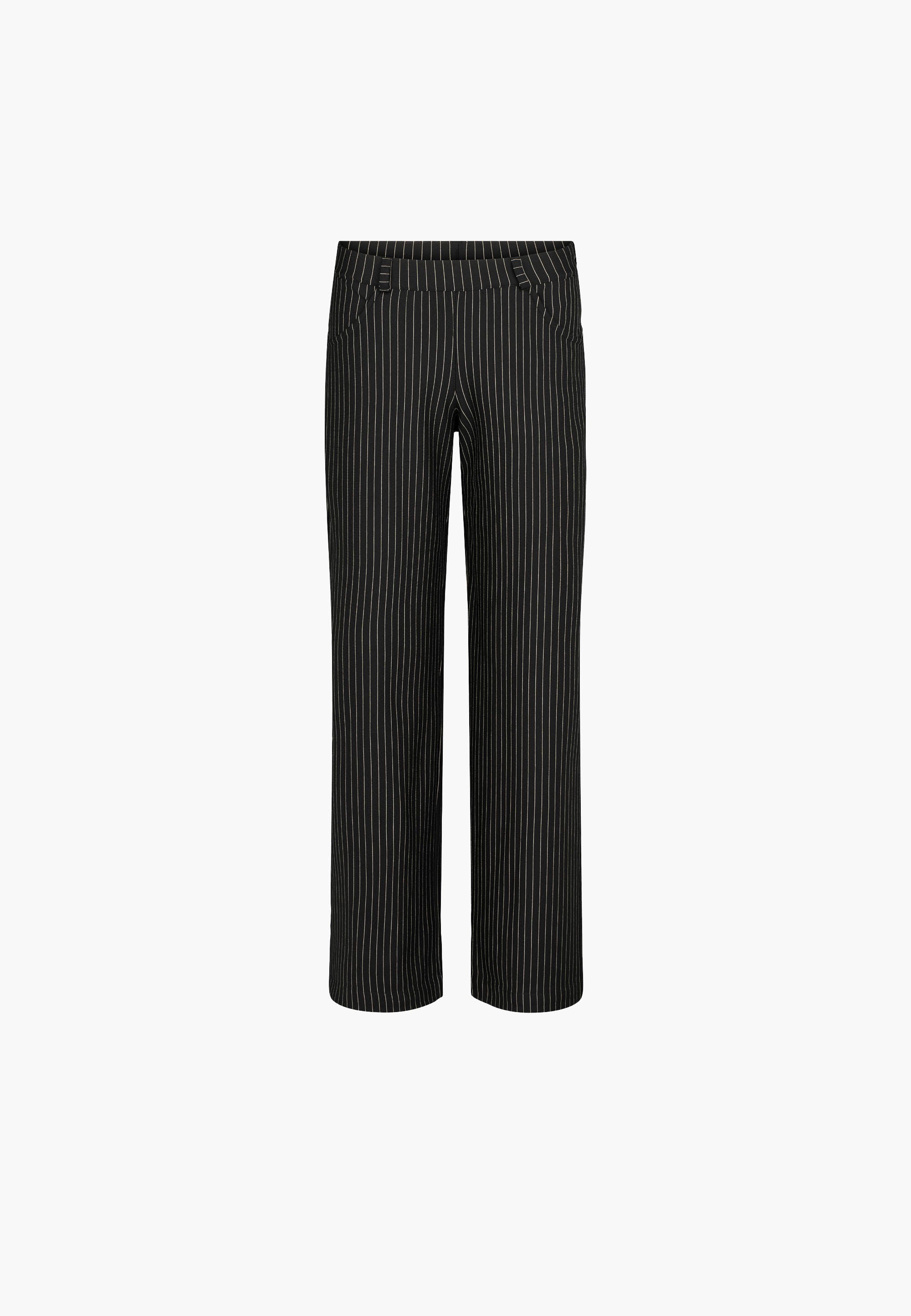 LAURIE Donna Loose Jersey - Short Length Loose Black Stripe