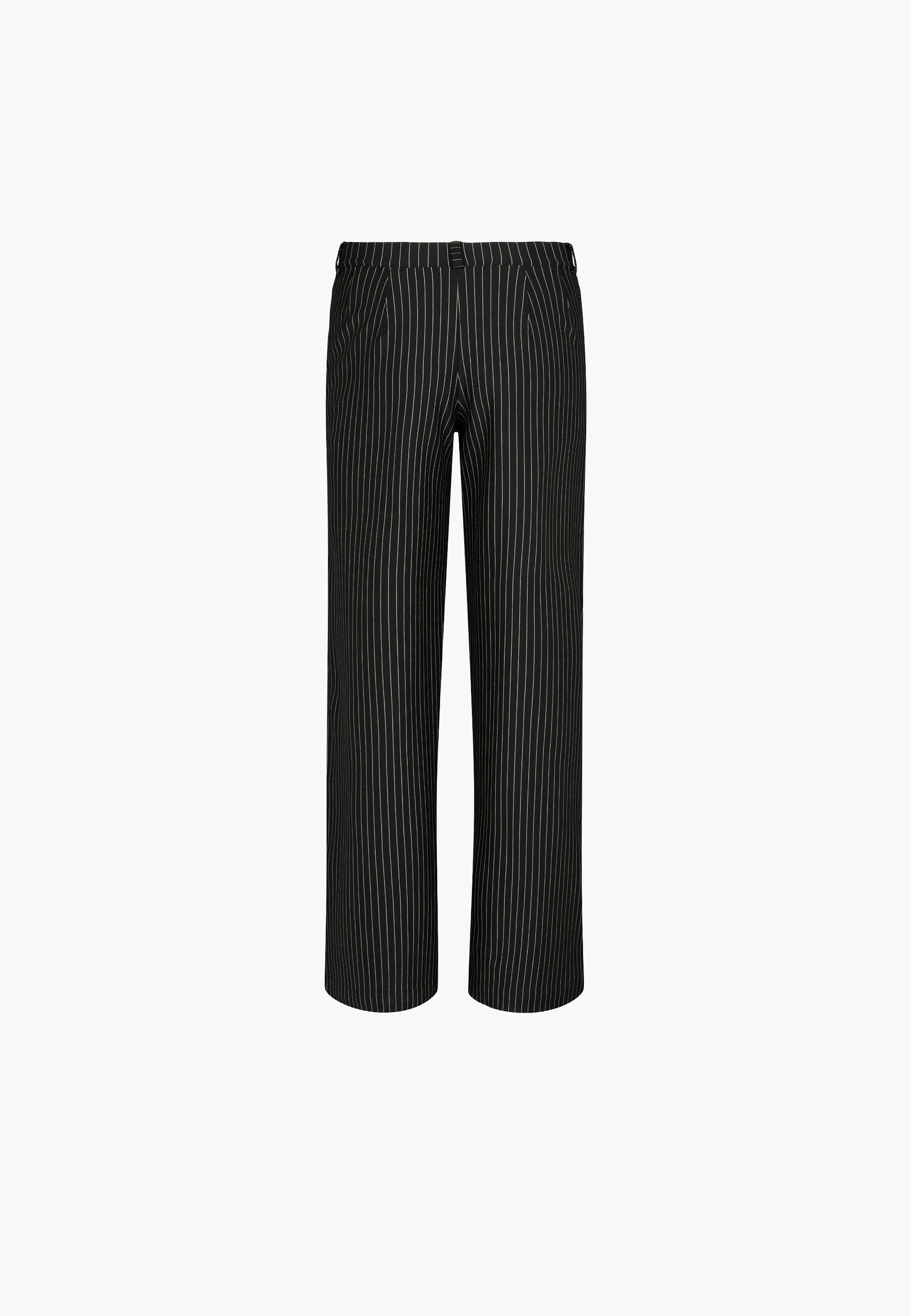 LAURIE Donna Loose Jersey - Short Length Loose Black Stripe