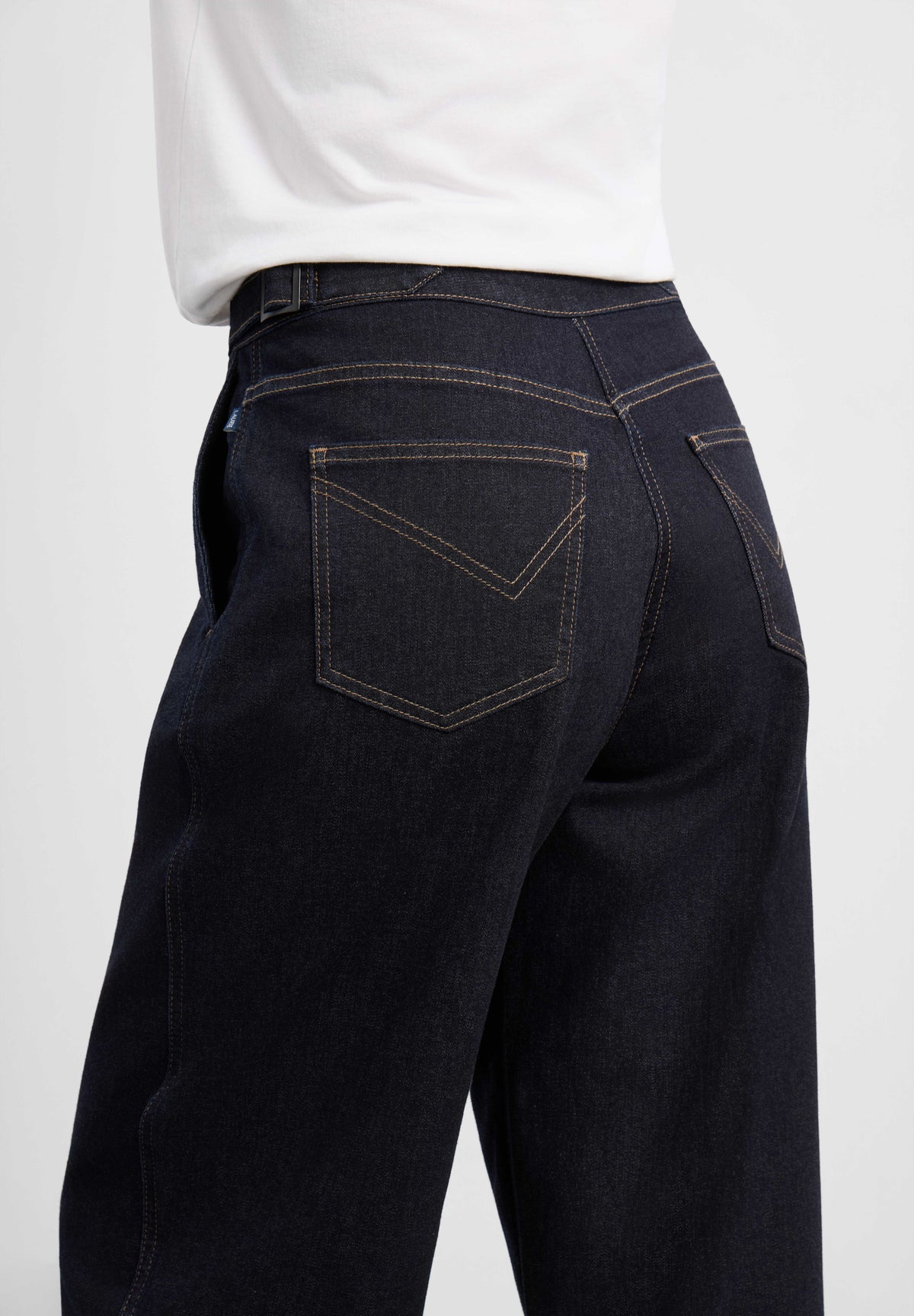 LAURIE Freya Tapered Loose - Short Length Loose 40514 Night Blue Denim