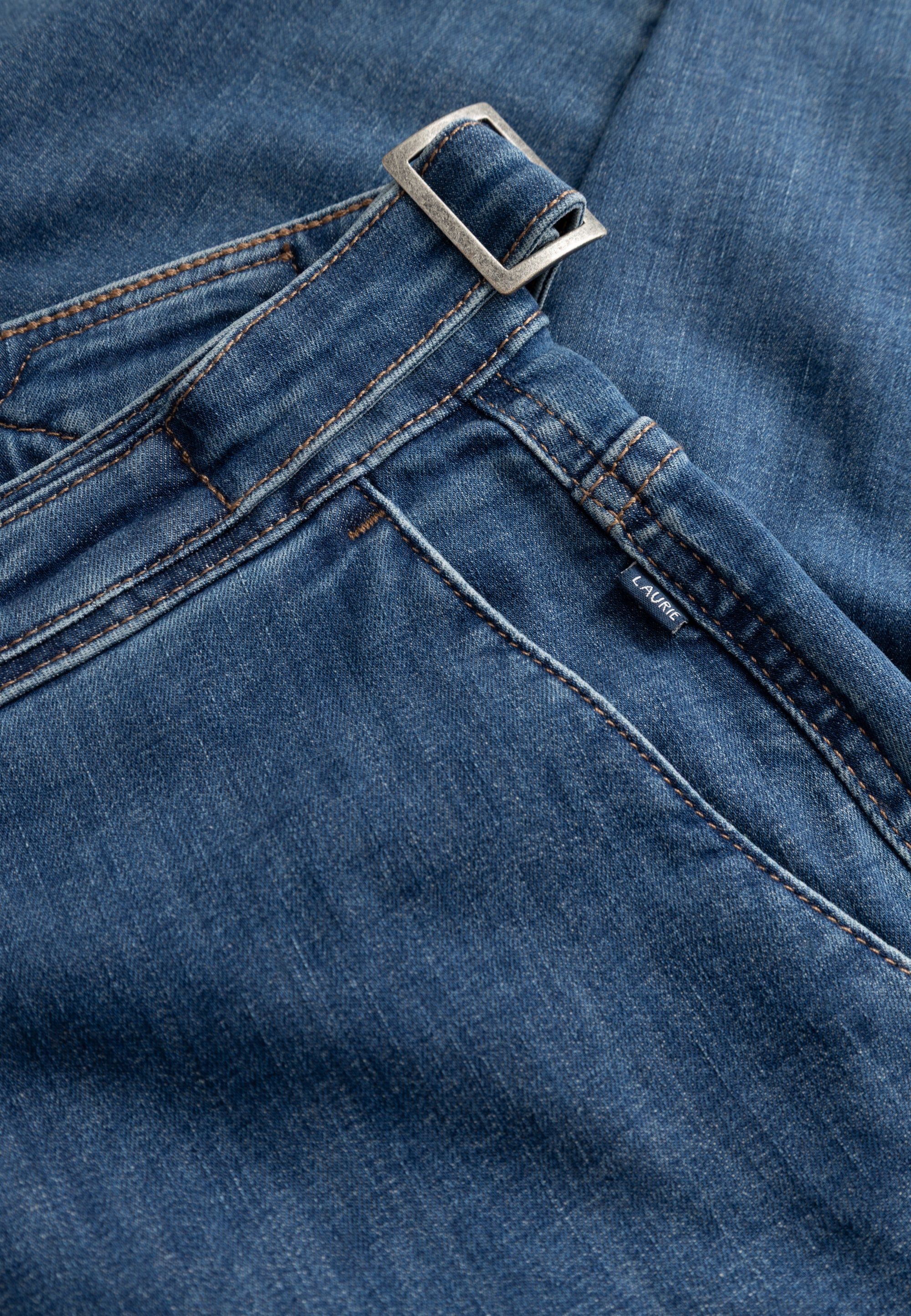 LAURIE Freya Tapered Loose Cropped Loose 49401 Blue Denim