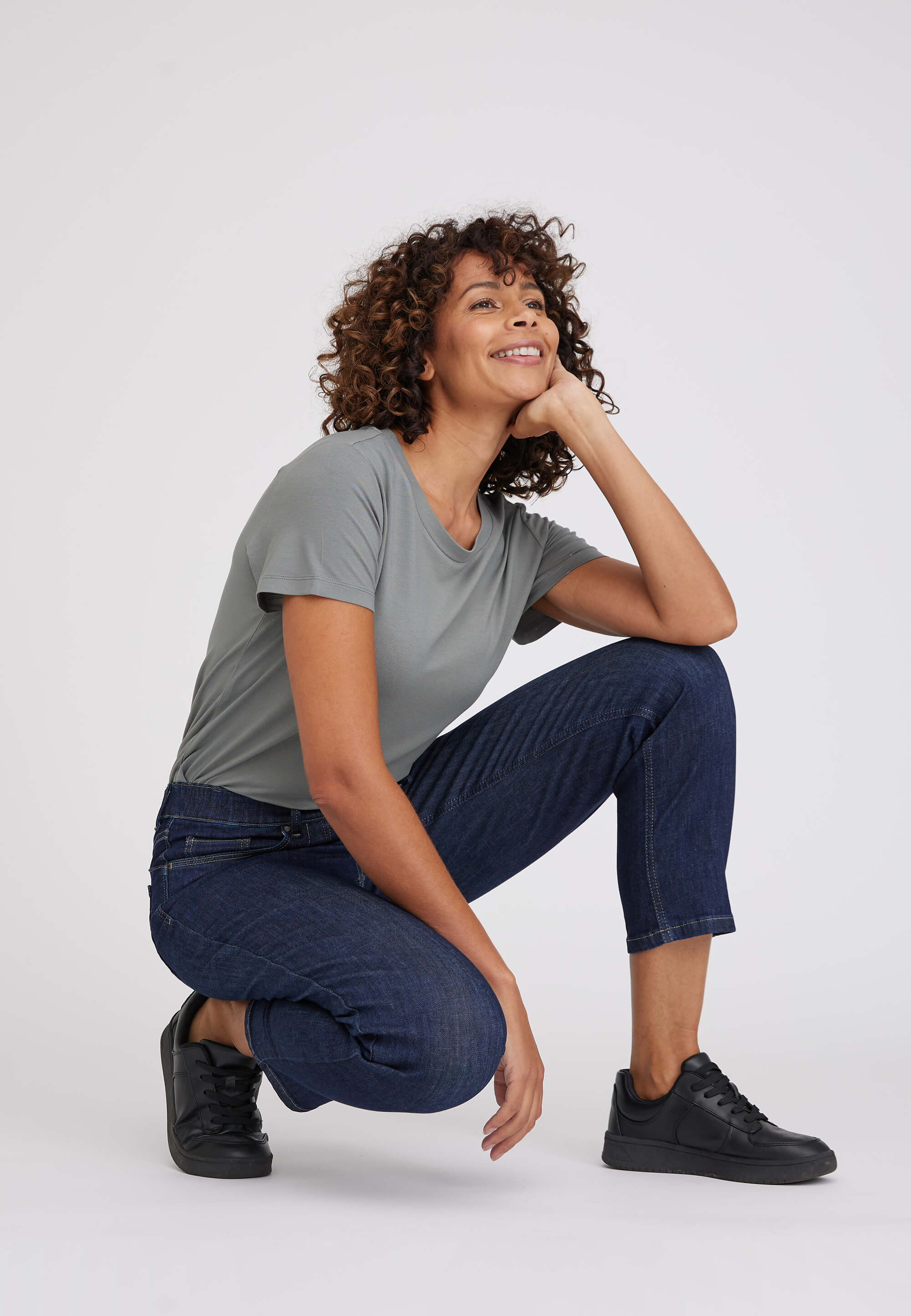 LAURIE Hannah Regular - Extra Short Length Regular 49501 Dark Blue Denim