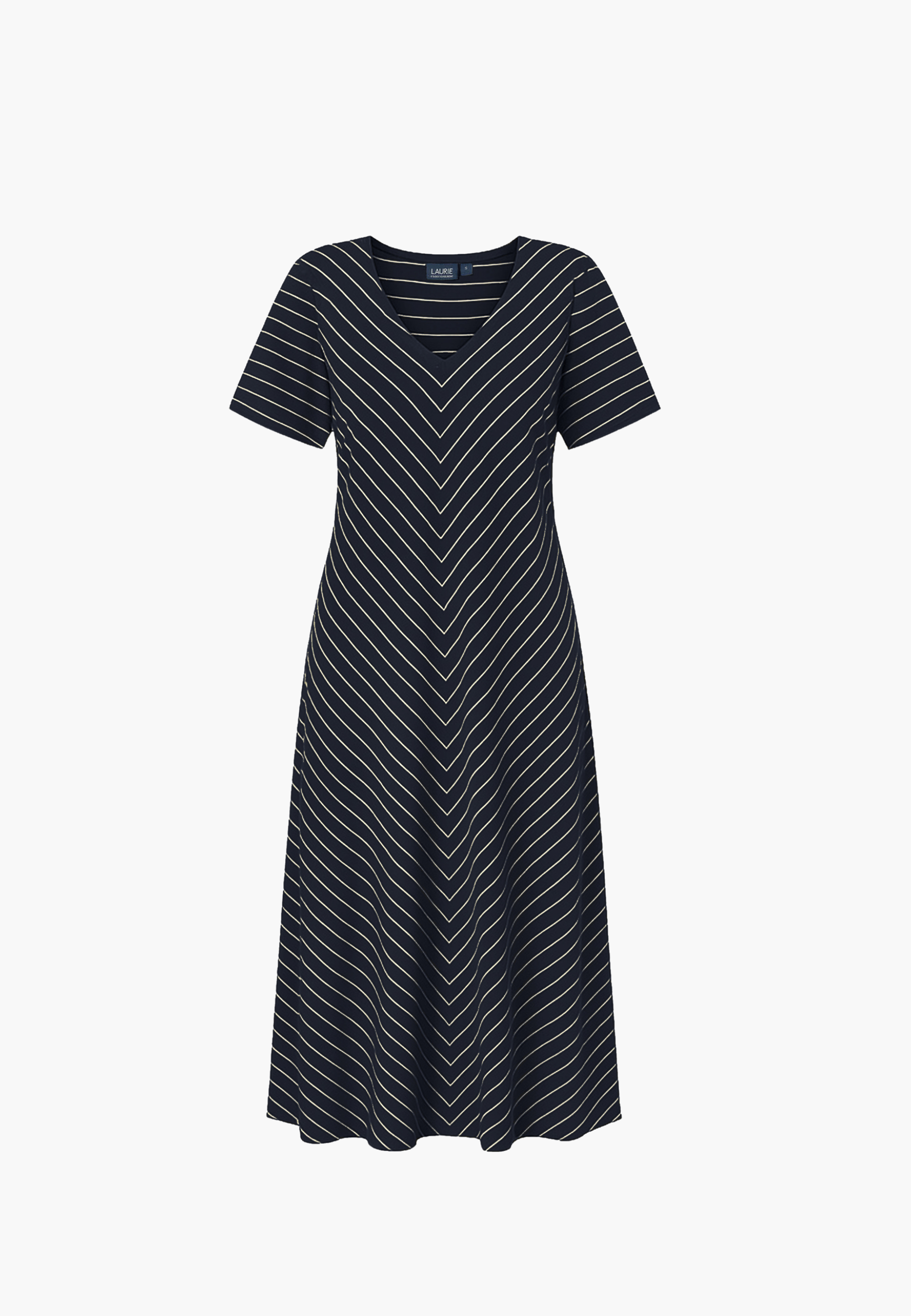 LAURIE Ingrid Dress SS Dresses 49222 Navy Stripe