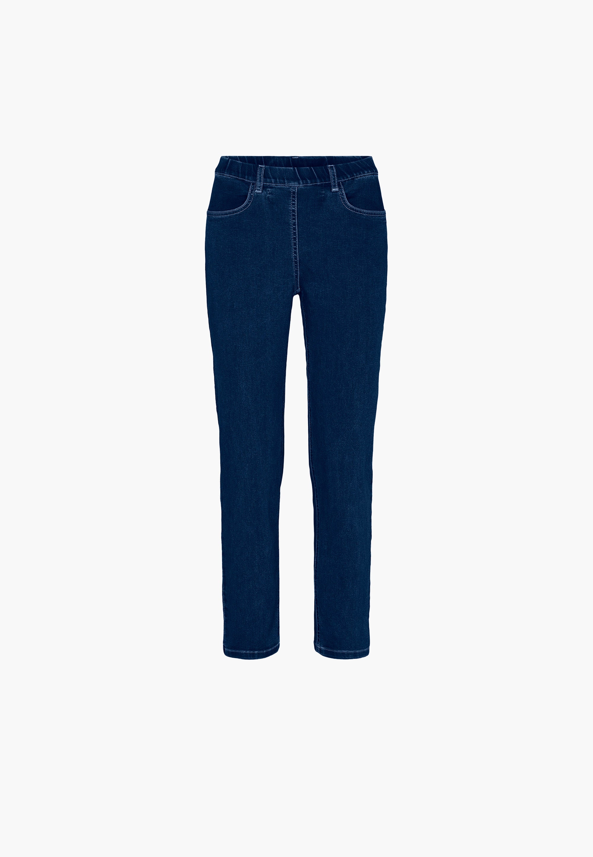 LAURIE Kelly Regular - Short Length Trousers REGULAR 49501 Dark Blue Denim