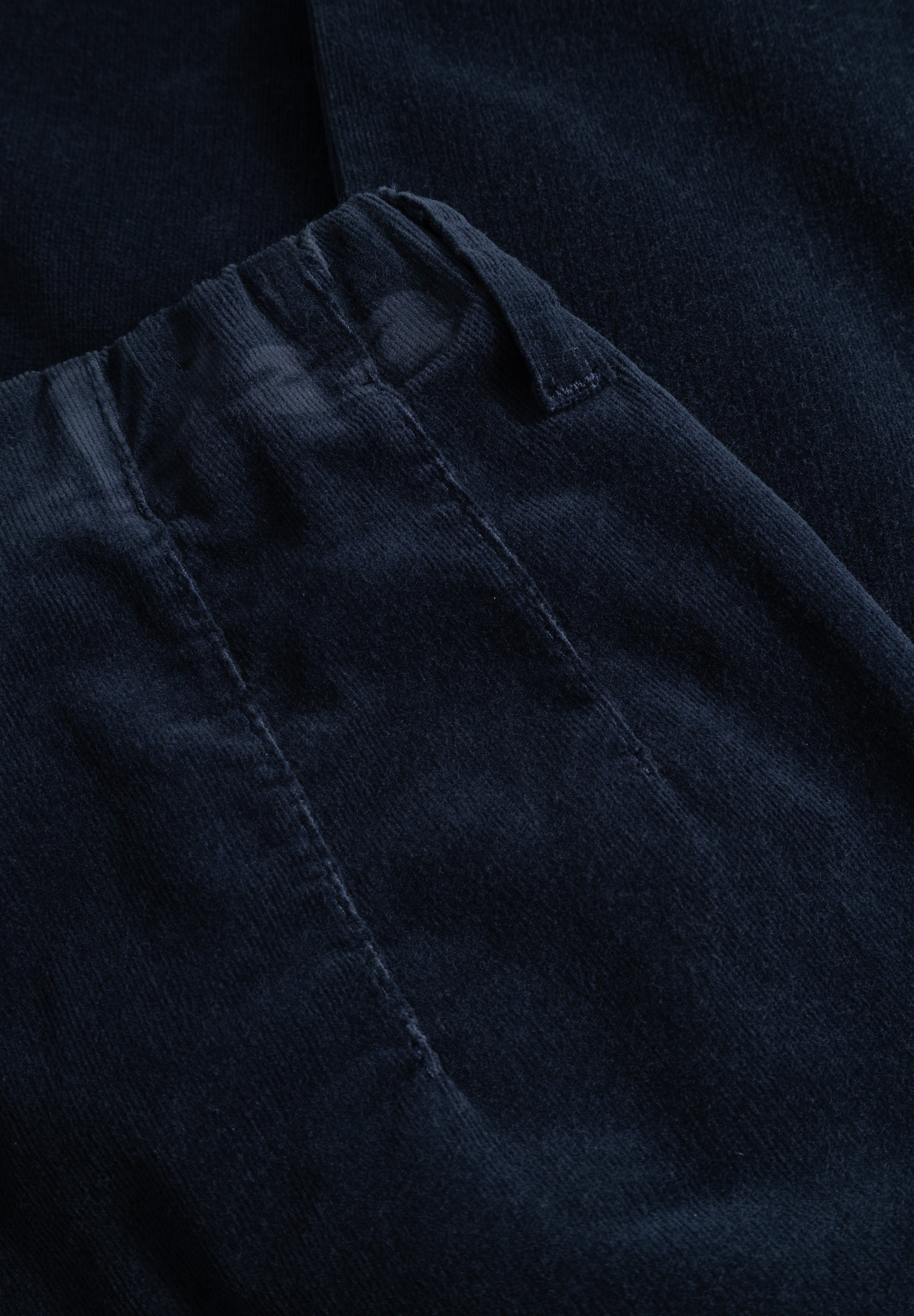 LAURIE Kelly Regular Fløjl - Medium Length Regular 49000 Navy