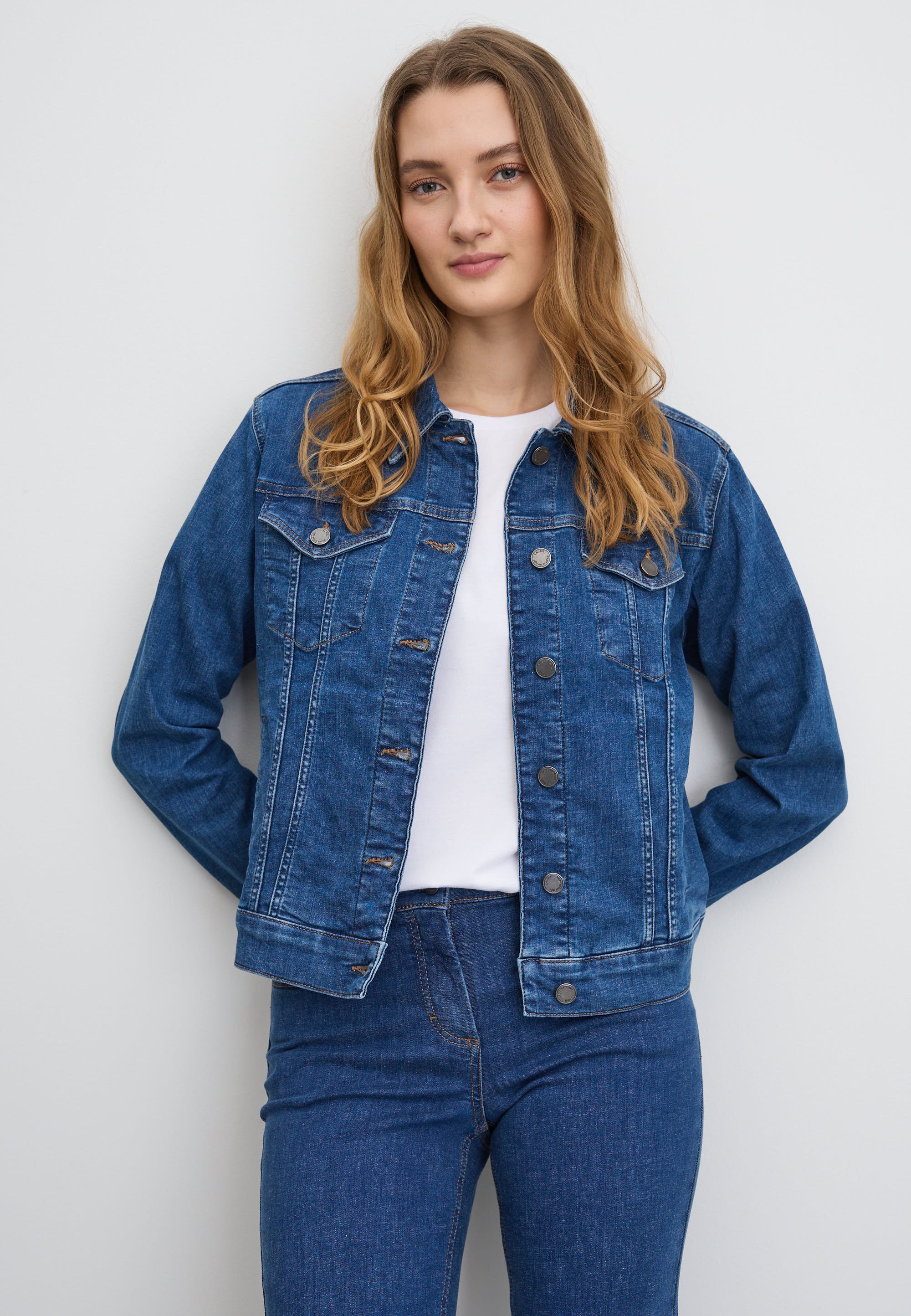 LAURIE Marie Denim Jacket LS Jackets 49401 Blue Denim