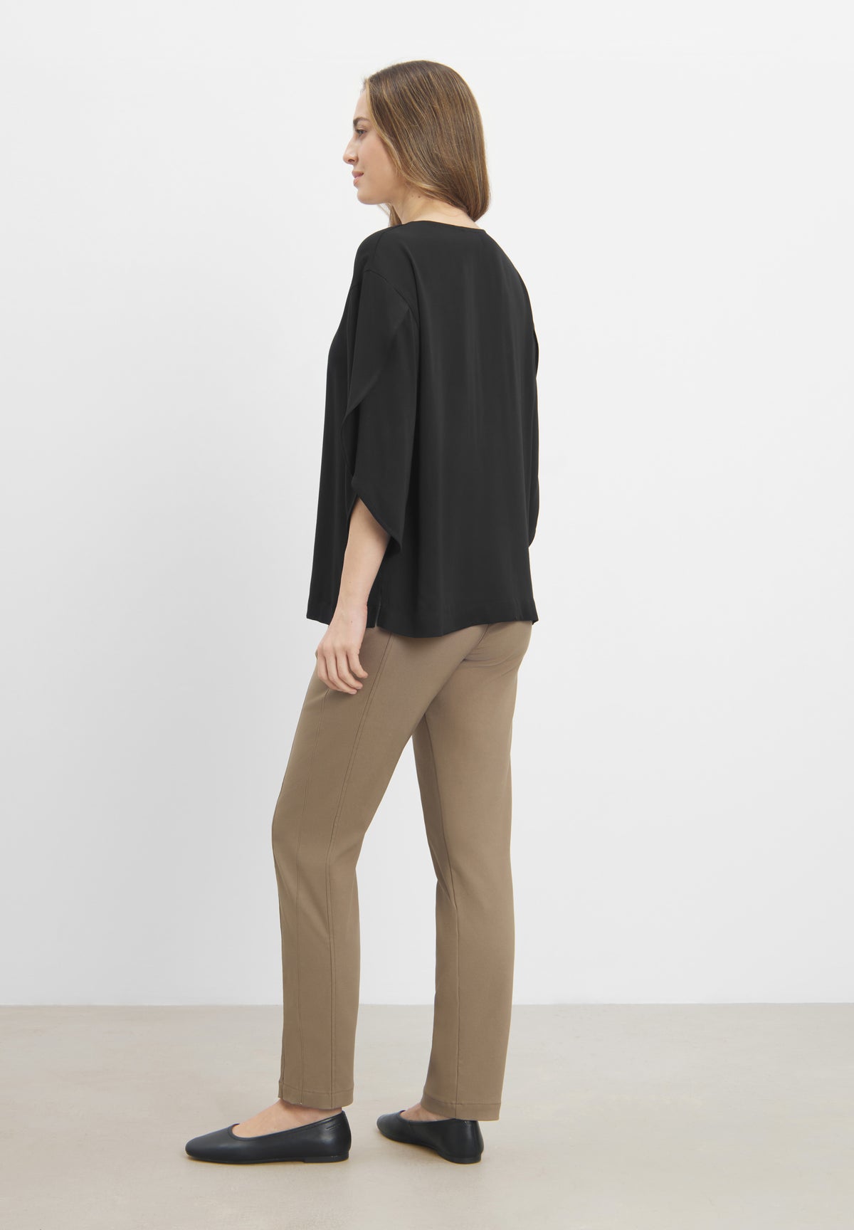 LAURIE Nadine Blouse 3/4 sleeves Blouses 99000 Black