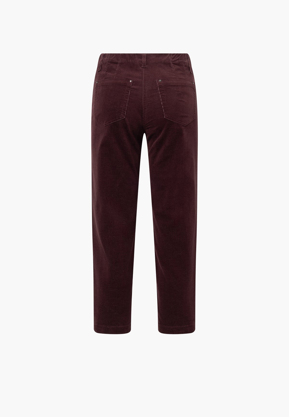 LAURIE Piper Pure Regular Fløjl - Cropped Regular 68000 Dark Plum