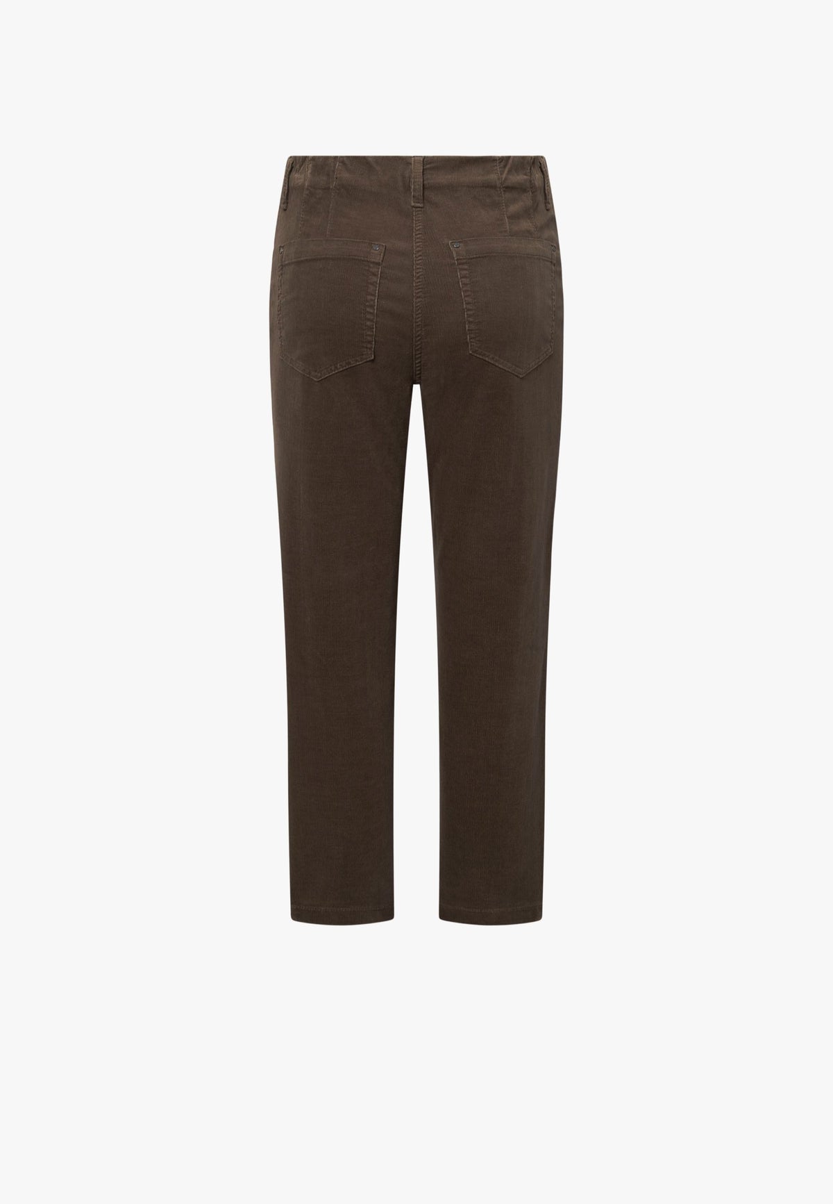 LAURIE Piper Pure Regular Fløjl - Cropped Regular 88000 Brown