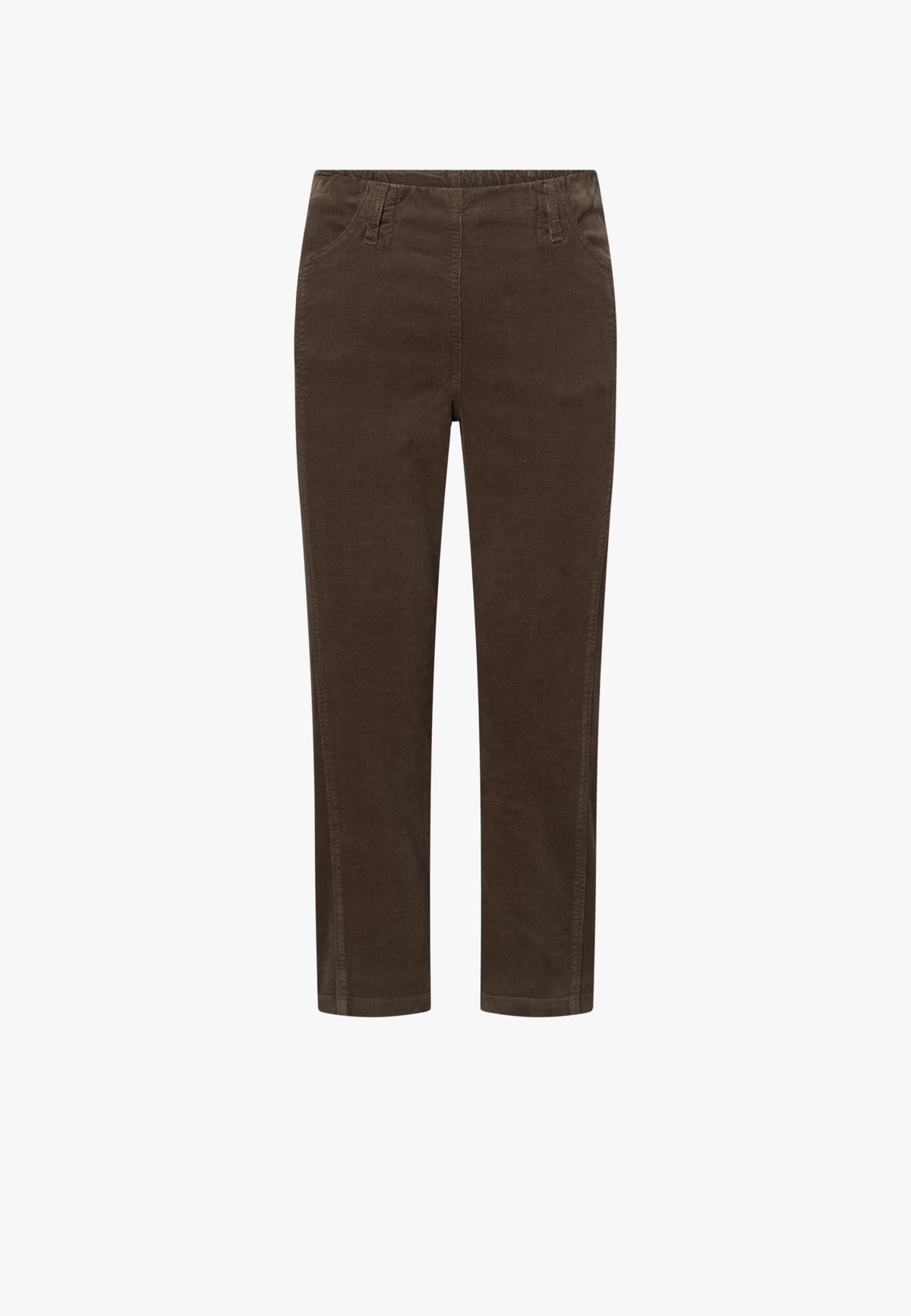 LAURIE Piper Pure Regular Fløjl - Cropped Regular 88000 Brown