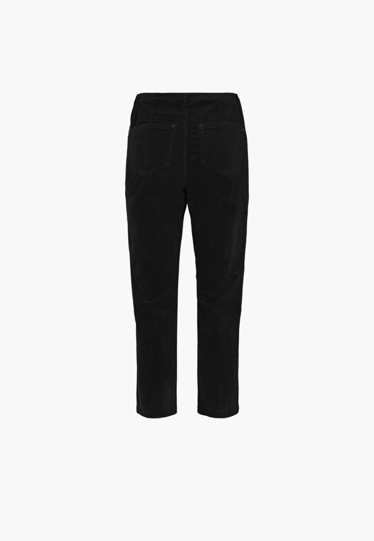LAURIE Piper Pure Regular Fløjl - Cropped Regular 99000 Black