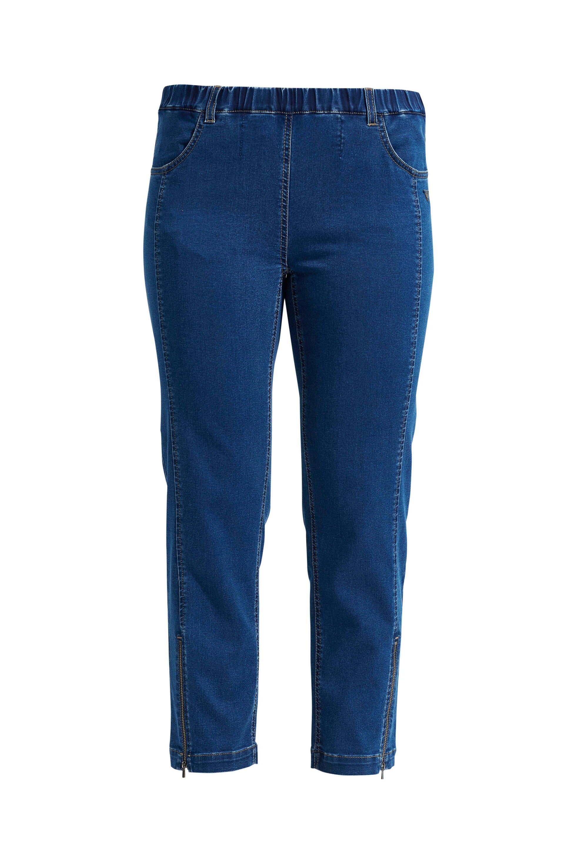 LAURIE Piper Regular Crop Regular 43515 Medium Blue Denim