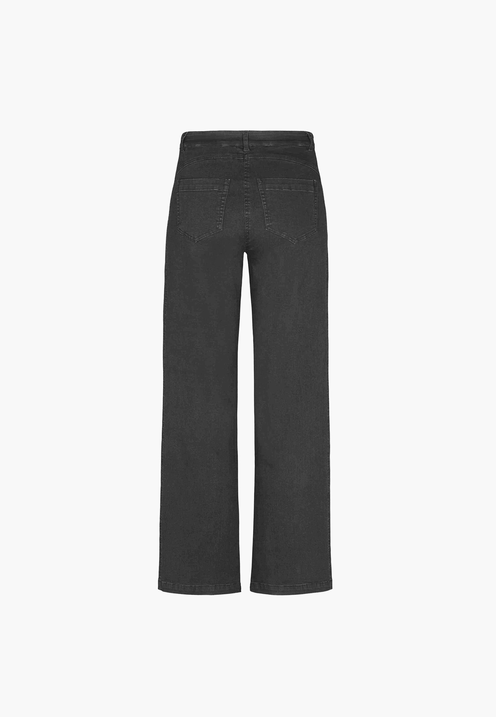 LAURIE Serene 5-pocket Loose - Long Length Trousers LOOSE 99000 Black