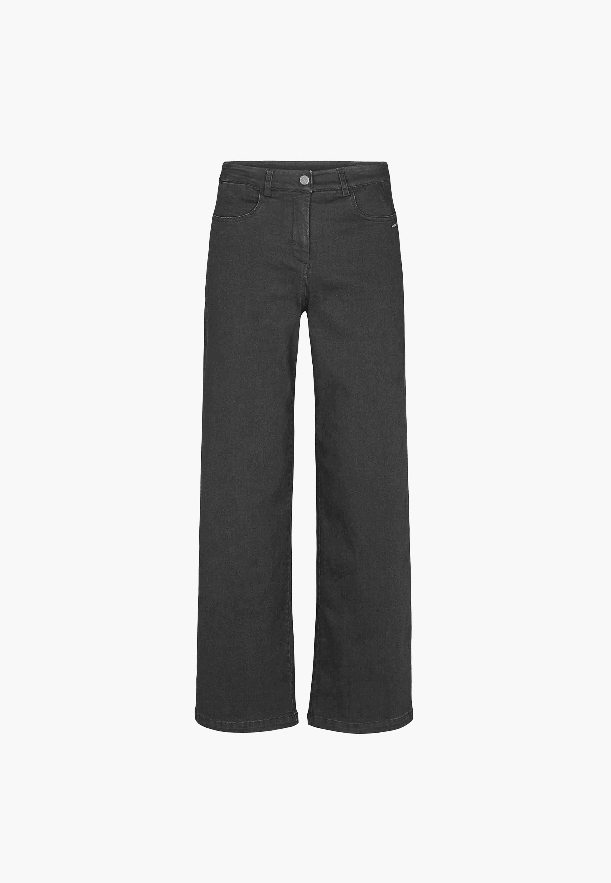 LAURIE Serene 5-pocket Loose - Long Length Trousers LOOSE 99000 Black