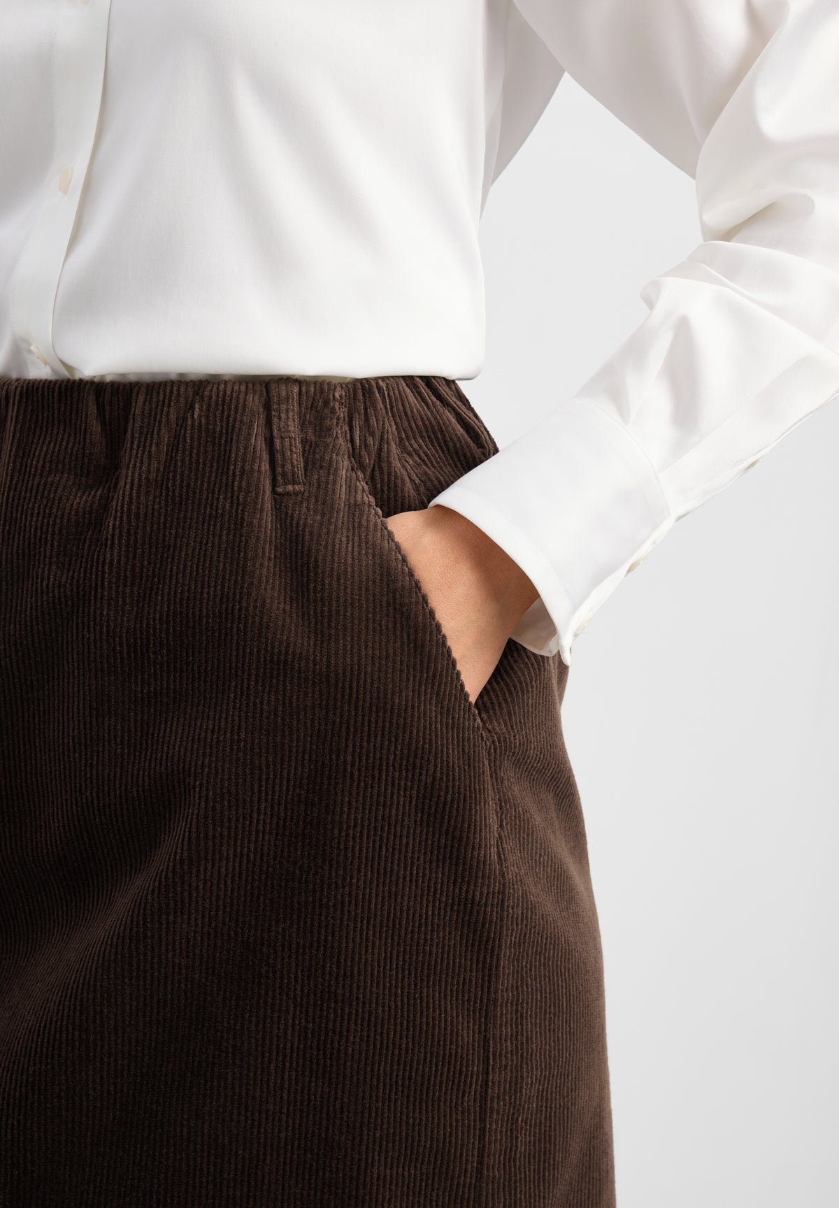 LAURIE Simone Skirt - 62 cm. Regular 88000 Brown
