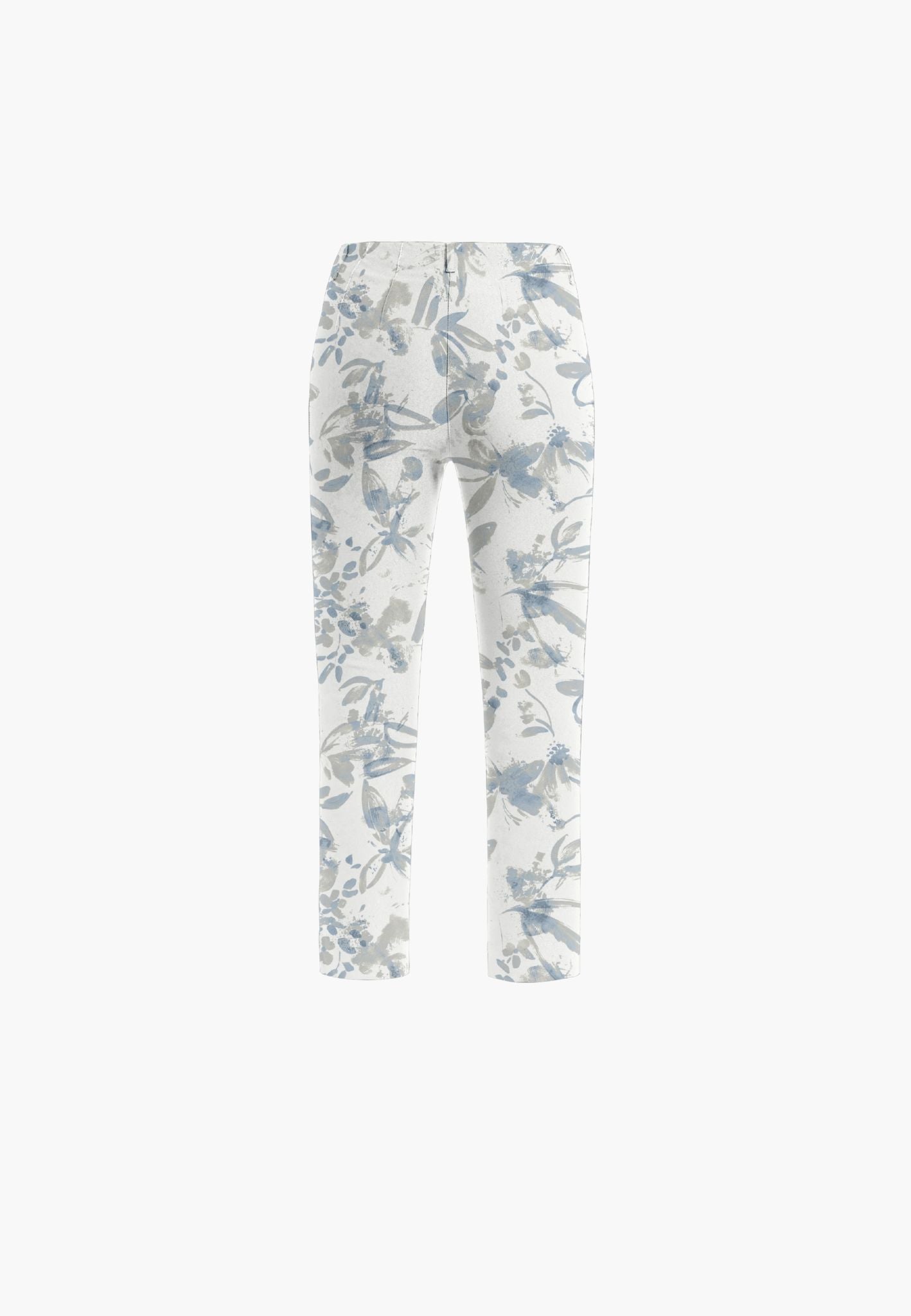 LAURIE Taylor Regular Cropped Regular 44140 Blue flower print