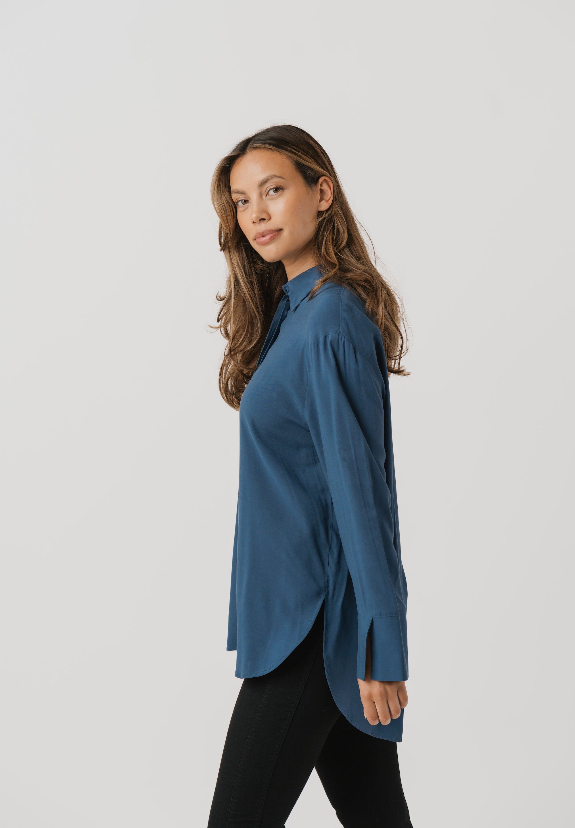 LAURIE Veronica Shirt Shirts 47000 Nordic Blue