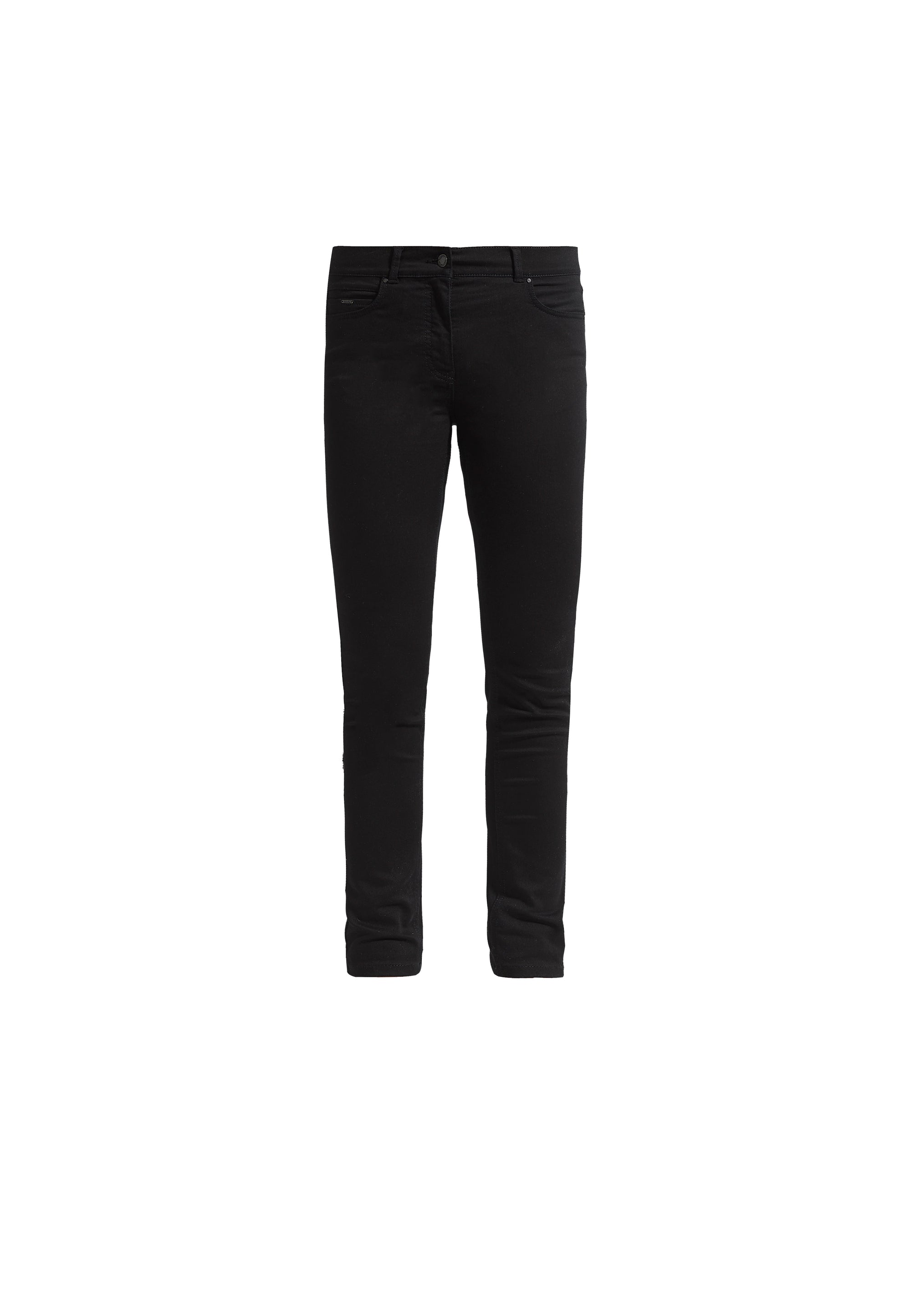 LAURIE Agatha Slim - Short Length Trousers SLIM 99523 Black Denim Washed