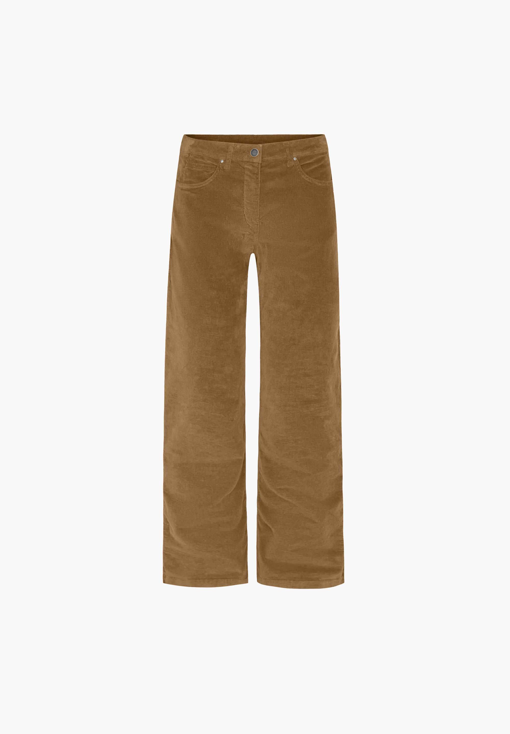 LAURIE  Carol Loose Fløjl - Medium Length Loose 80100 Peanut