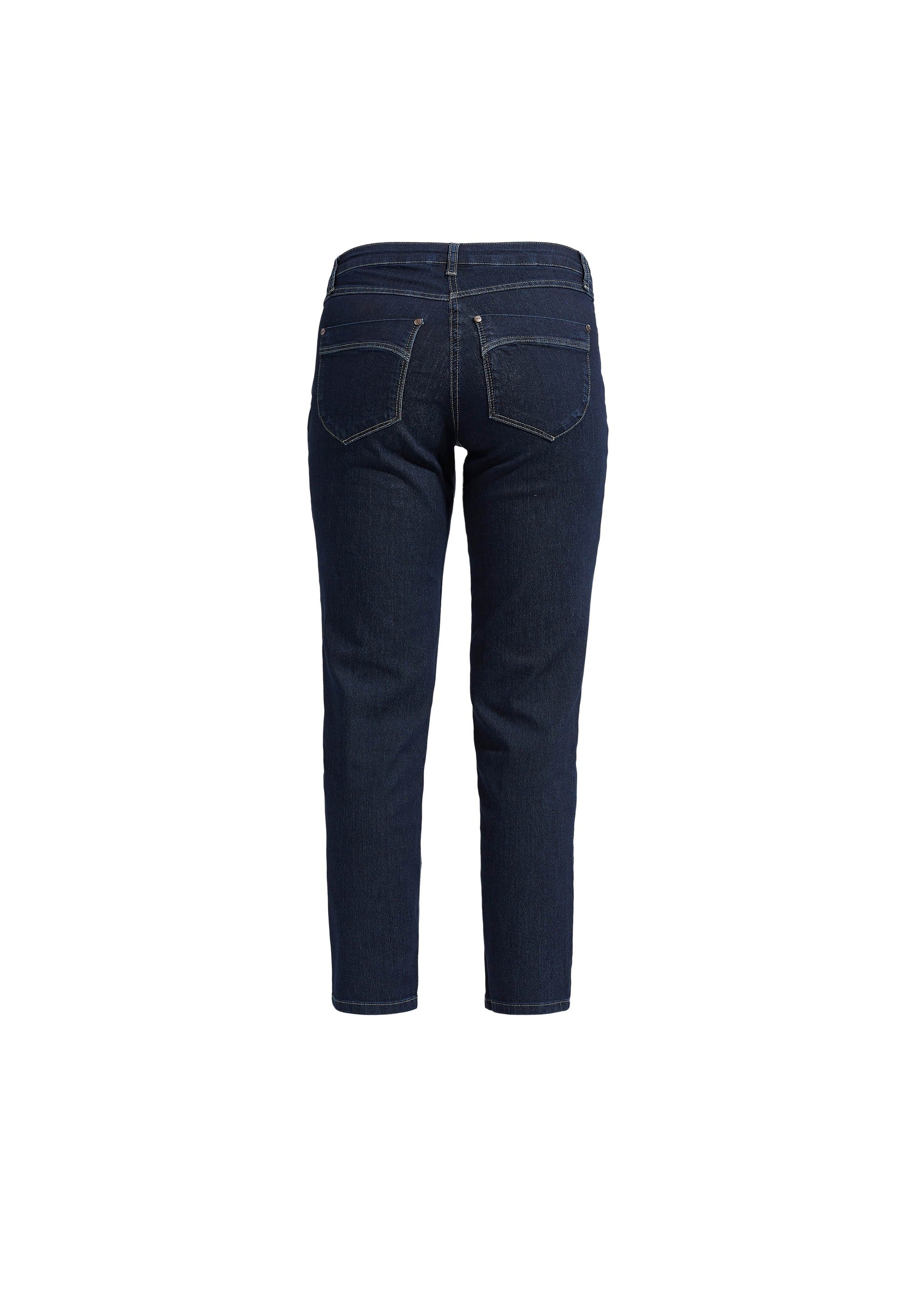 LAURIE  Charlotte Regular - Short Length Trousers REGULAR 49501 Dark Blue Denim