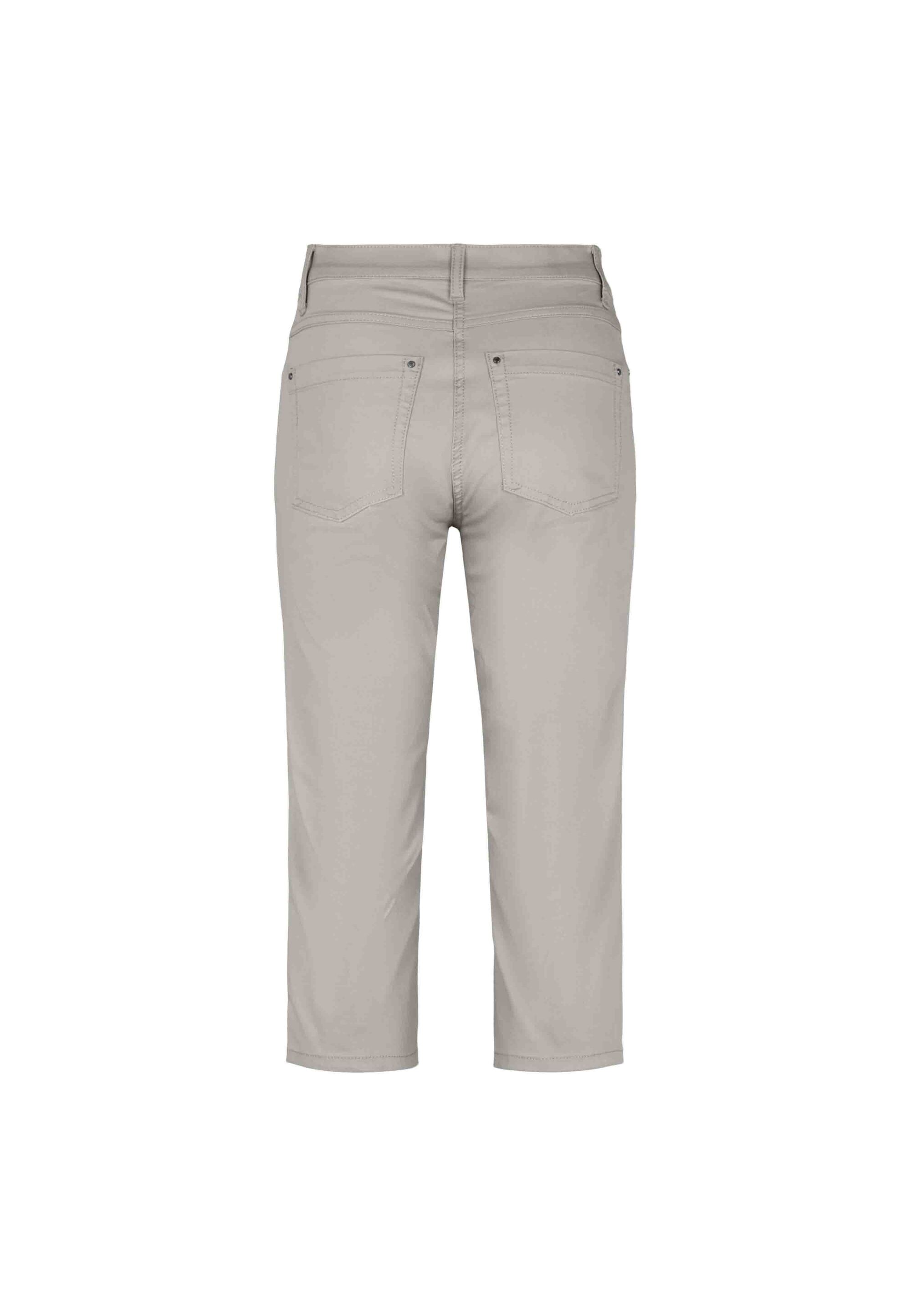 LAURIE  Charlotte Regular Capri Bukser Regular 25107 Grey Sand