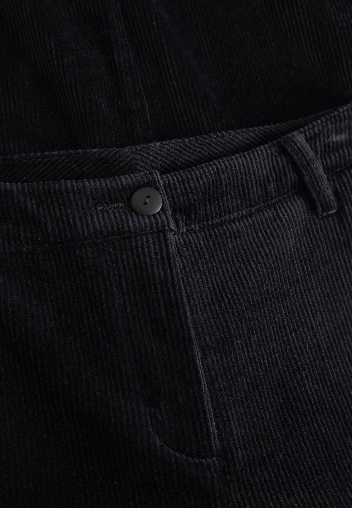 LAURIE Charm Loose Fløjl - Medium Length Loose 99000 Black
