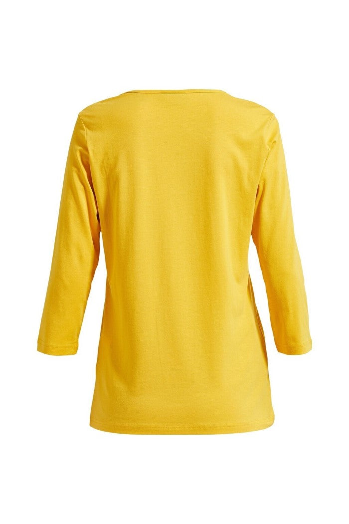 LAURIE  Diaz Deco Bluse T-Shirts 73103 Warm Yellow